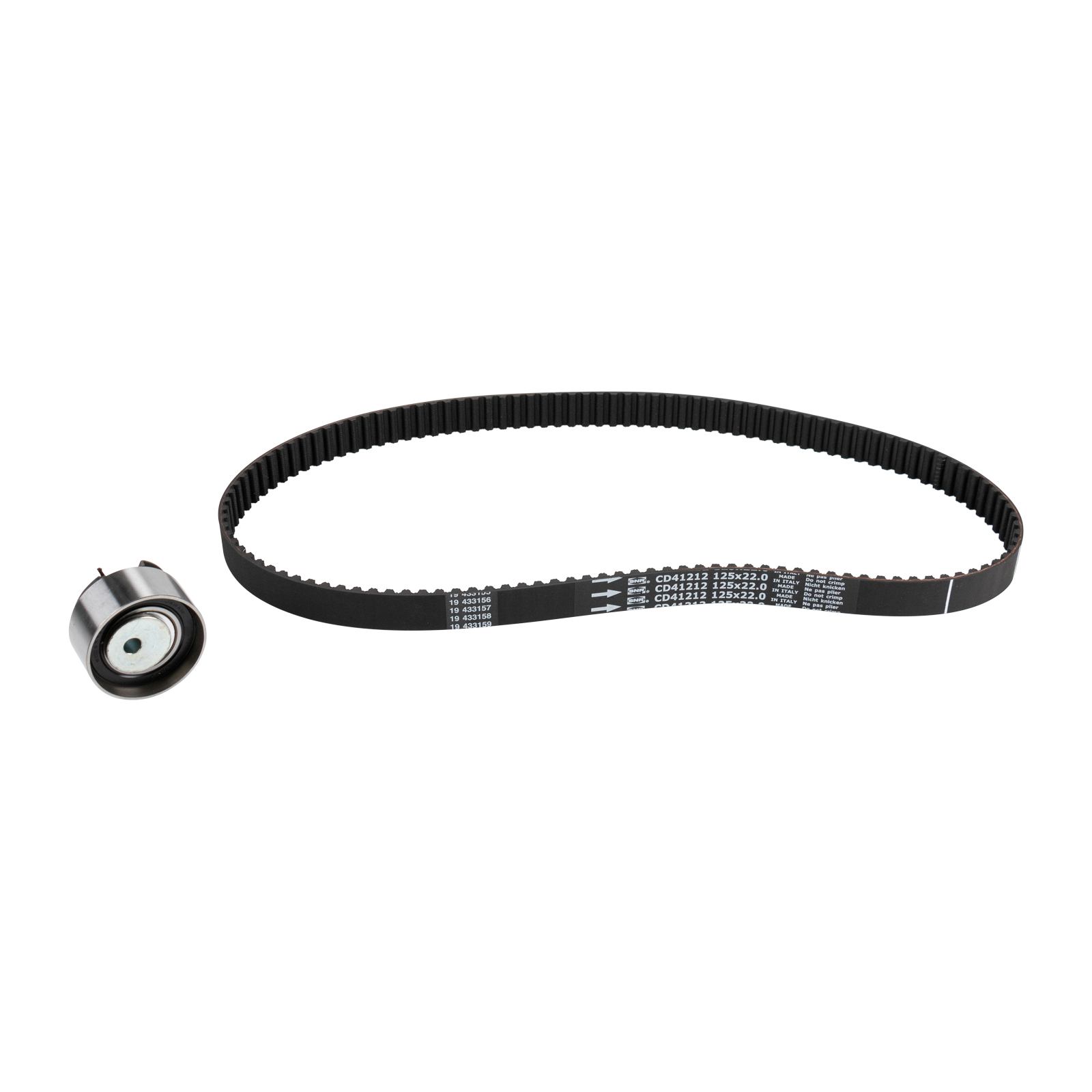 Zahnriemensatz 1,1 8 V 125 Zähne NTN-SNR Fiat Panda Typ 169 Fiat Palio ab Bj,2005