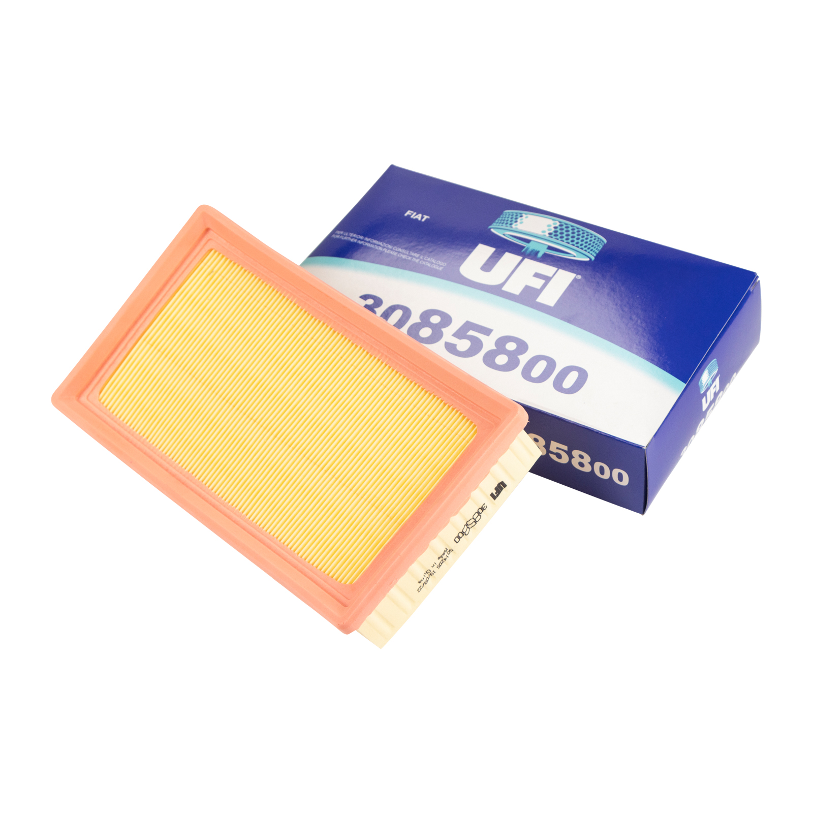 Luftfiltereinsatz eckig UFI 30.858.00 L=225 B=135 H=37 mm Fiat Cinquecento Typ 170 Seicento Typ 187 900 ccm