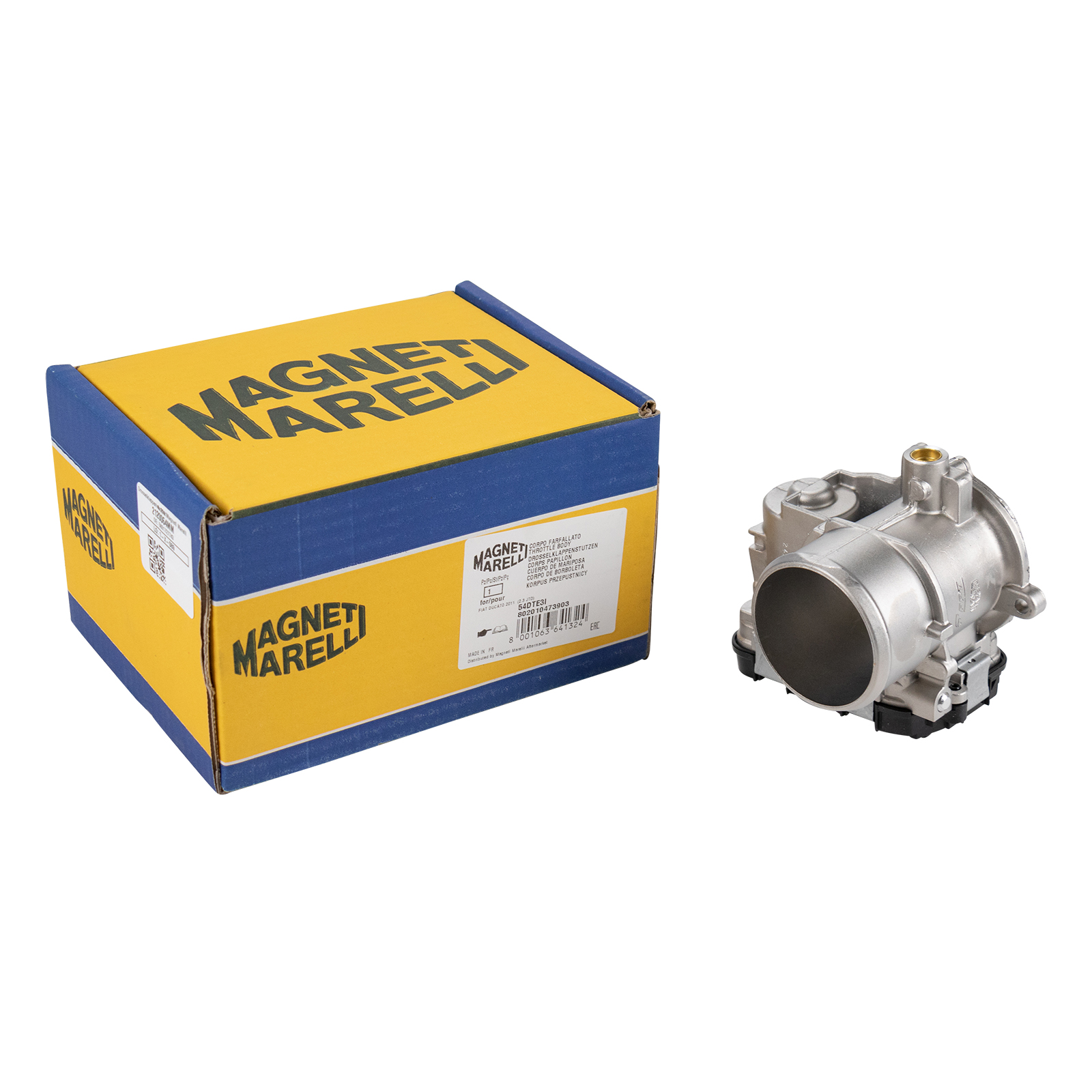 Drosselklappenstutzen 54DTE3I Magneti Marelli ab 2011 Fiat Ducato Typ 250 / 252 2,3 16 V (Stutzen glatt ohne Rillen) Iveco Daily 2,3 16 V HPI