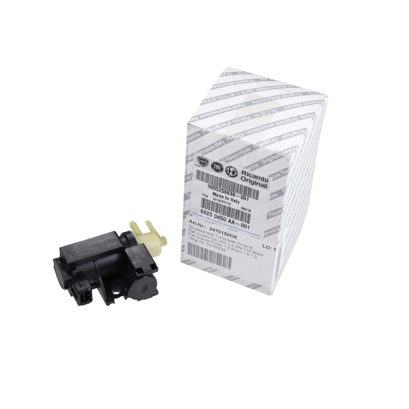 Druckwandler Turbolader Original Fiat Ducato Typ 250 2,2 / 3,0 Alfa 159 Brera Fiat Grande Punto 1,3 Bravo 1,6 1,9