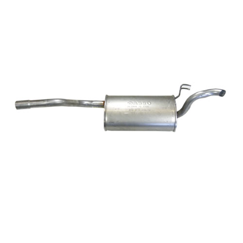 Auspufftopf hinten nur Topf 40 Ø mm Fiat Idea 1,2 16 V + 2530111 Lancia Ypsilon Musa +2530111