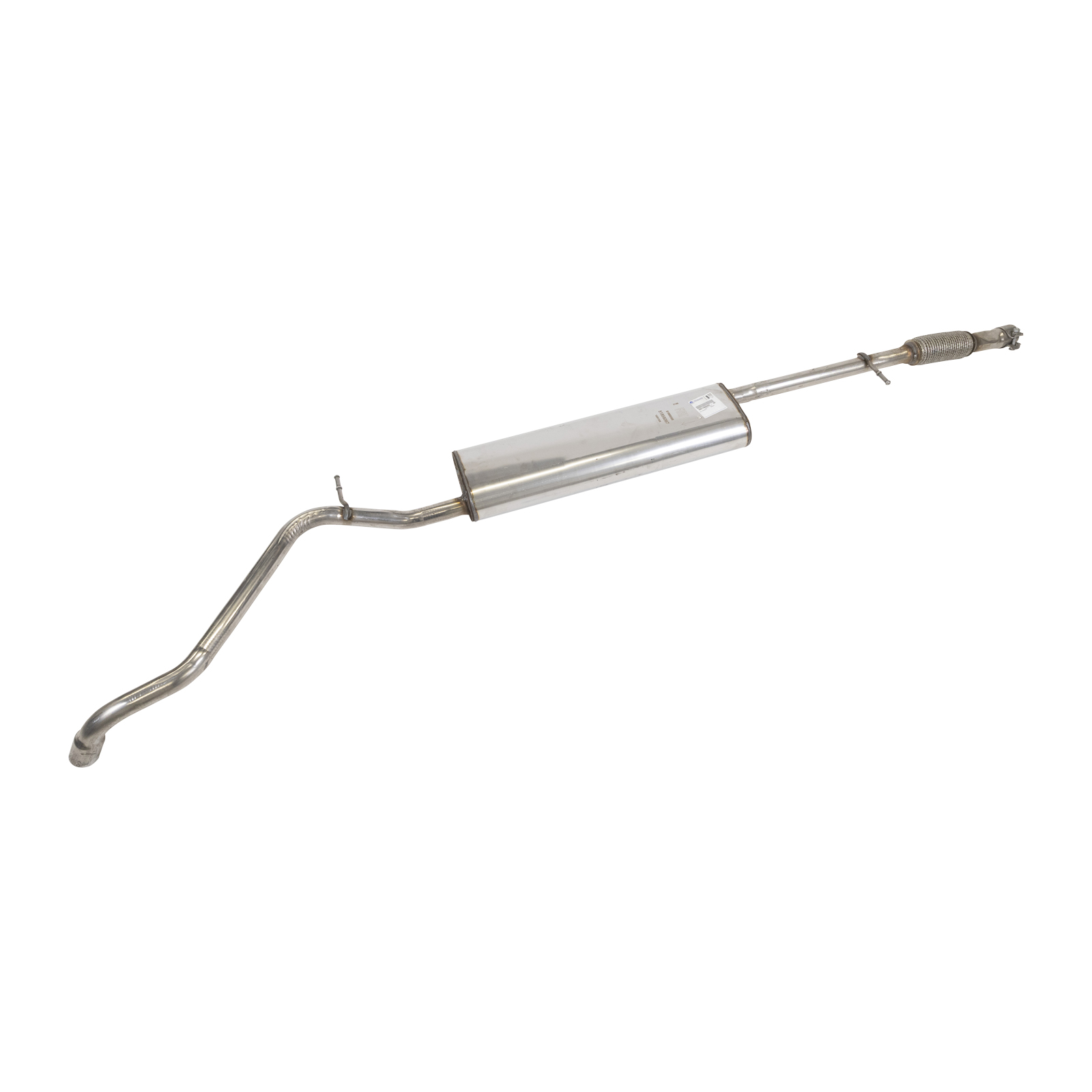 Auspuffrohr mit Schalldämpfer Fiat Panda Typ 312 / 319 ab Bj. 2012 0.9