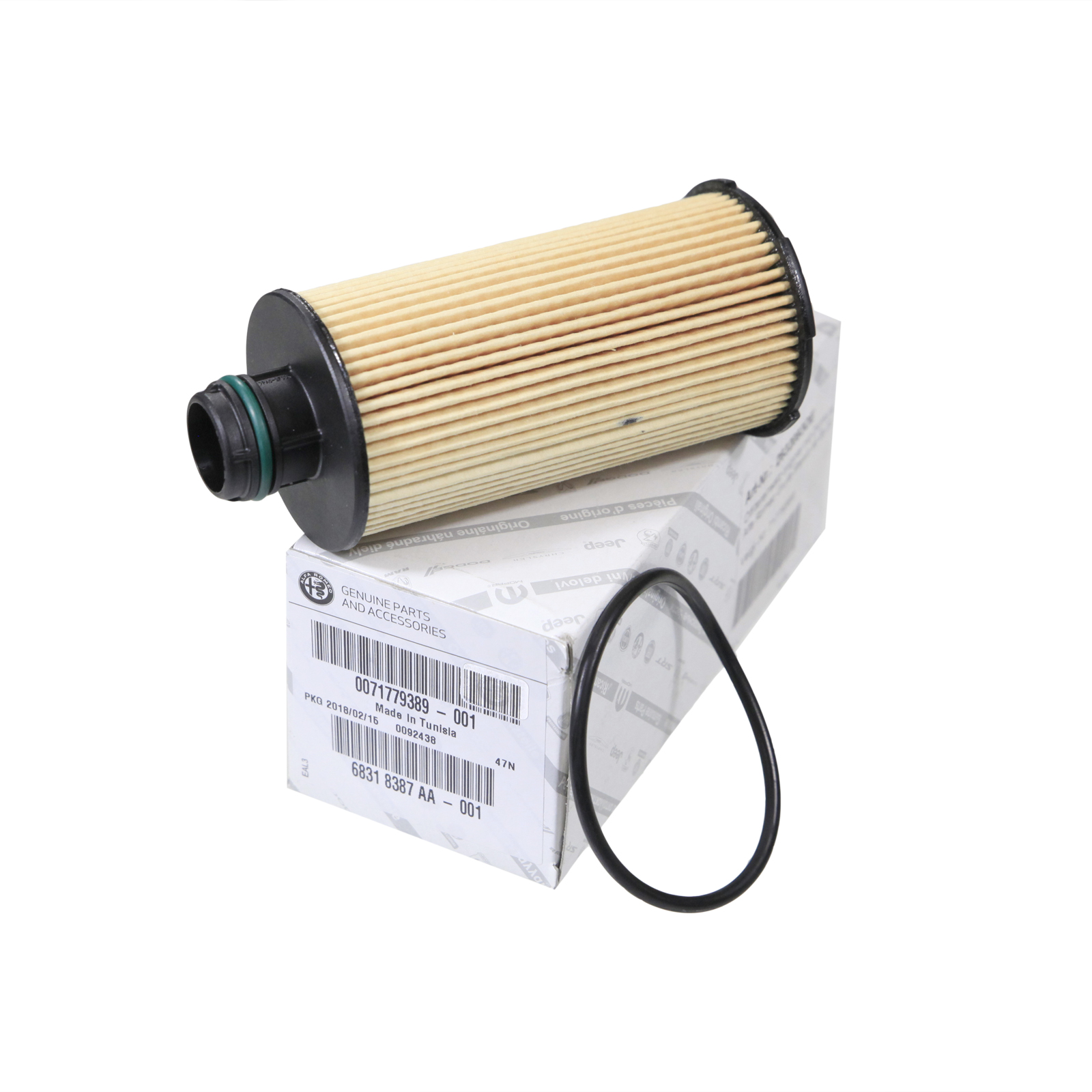 Ölfiltereinsatz original mit Dichtung Alfa Romeo Giulia Stelvio ab Bj,2017 2,2 Turbo