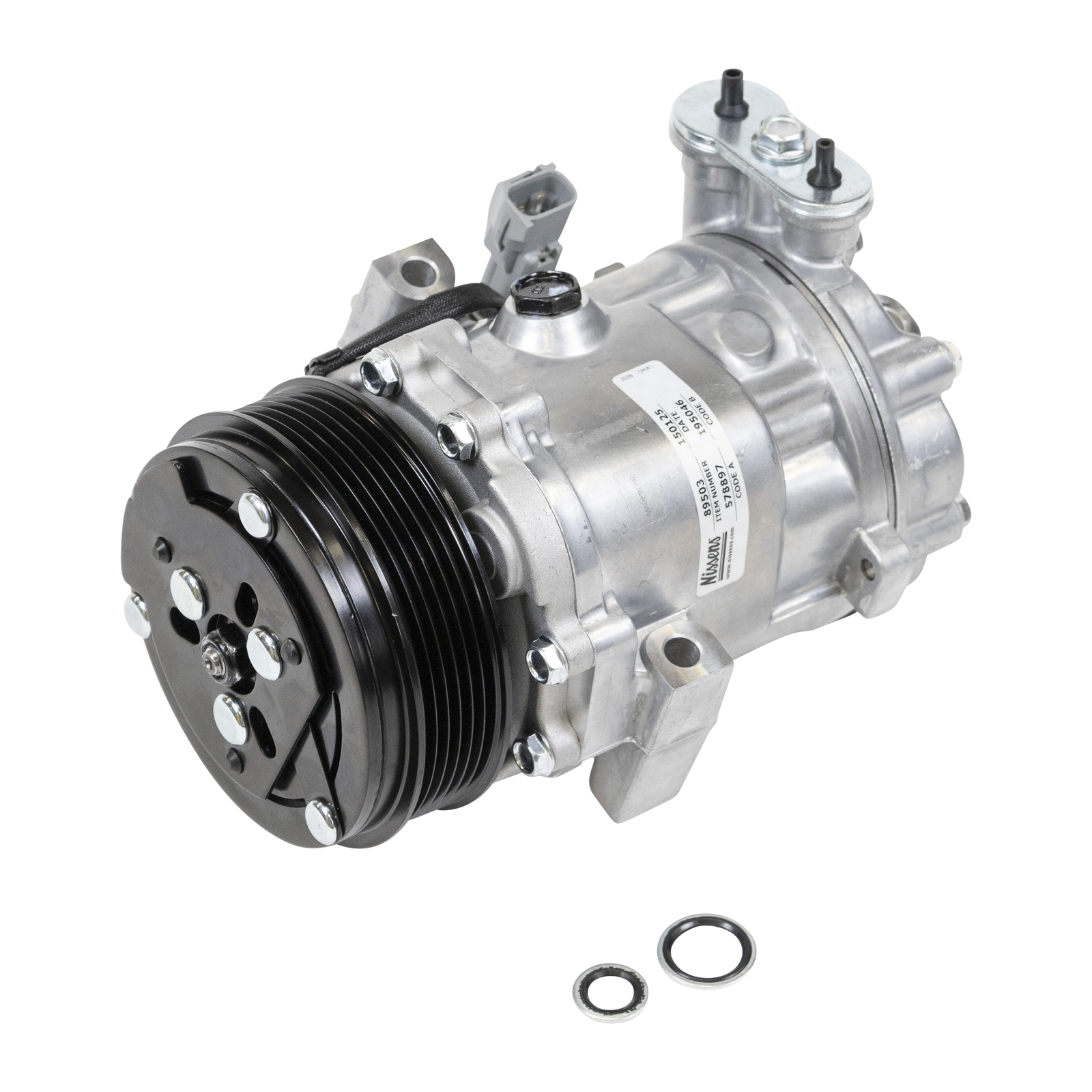 Klimakompressor für Hersteller Sanden in OE Qualität Alfa Romeo Mito ab Bj.2008 Fiat Grande Punto ab Bj.2005 Fiat Qubo ab Bj.2008