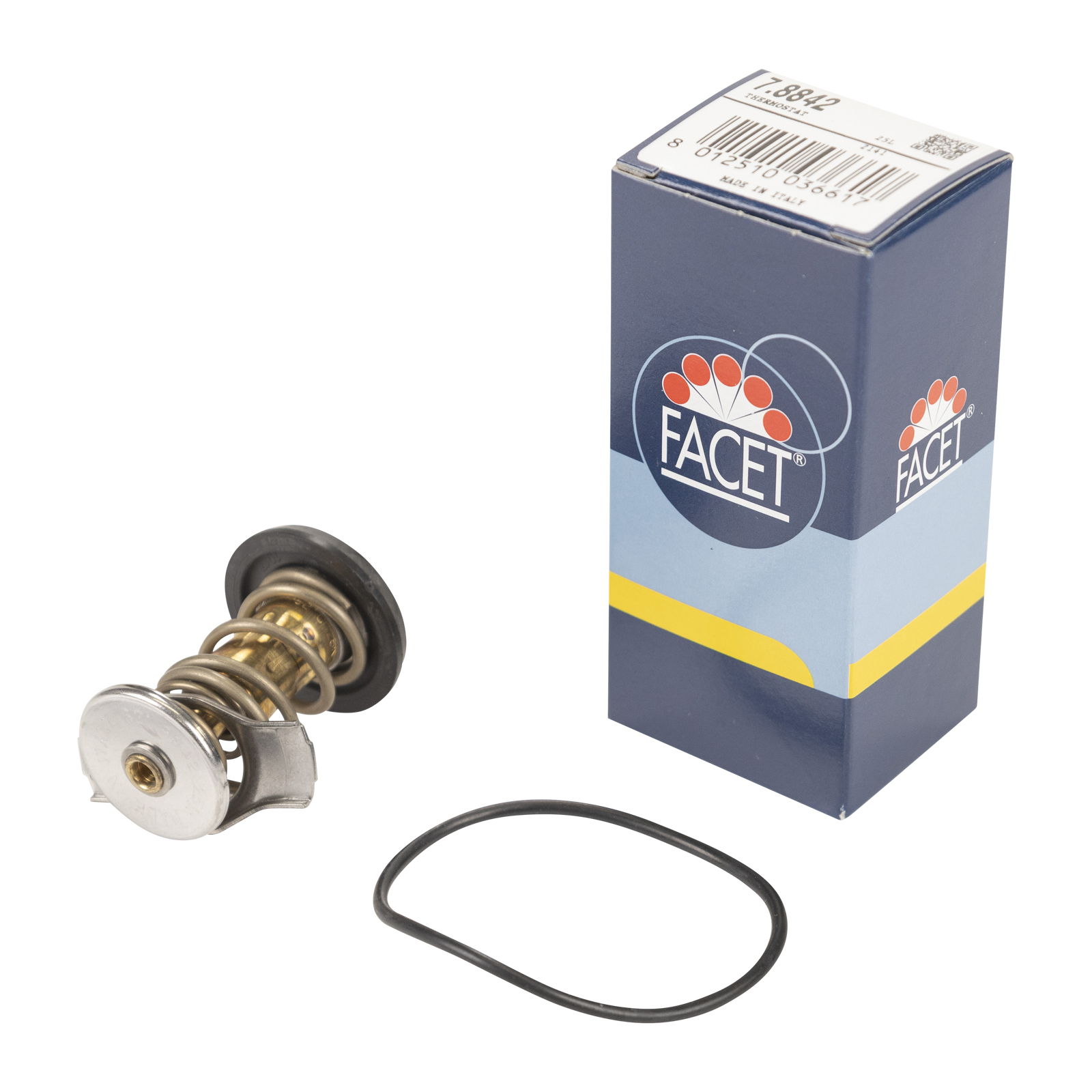 Thermostat 82° ohne Gehäuse Fiat Ducato Typ 250 2,3 JTD, Iveco Daily Bj. 2006 - 2016 mit Entlüftungsbohrung, mit Dichtring