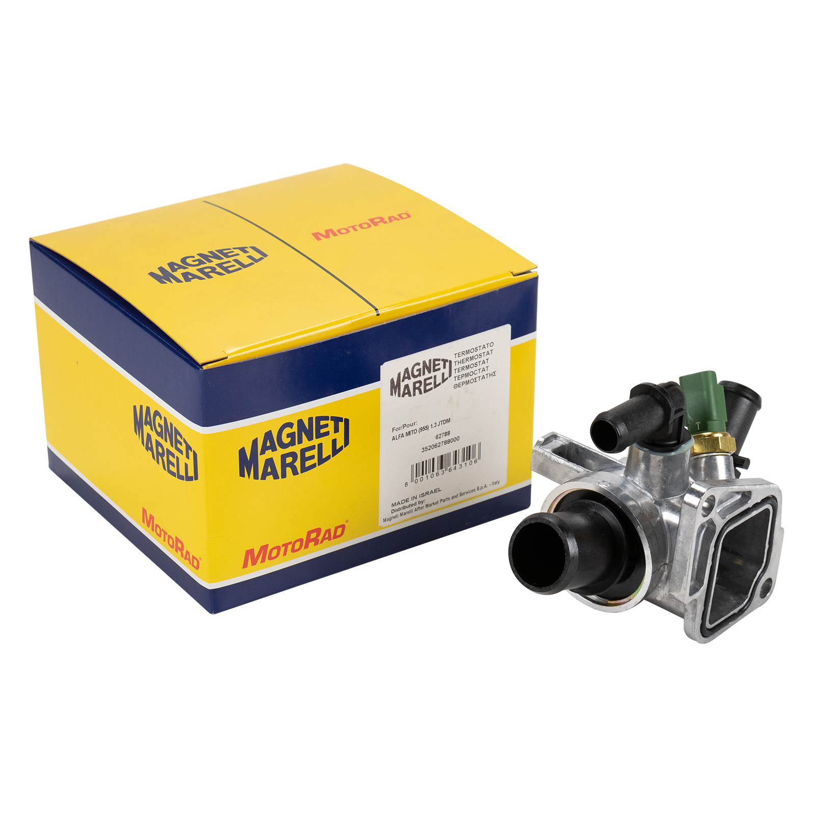 Thermostat 88 Grad Fiat Panda 500 Doblo Idea 1,3 Multijet Lancia 1,3 Multijet Opel Alfa Romeo