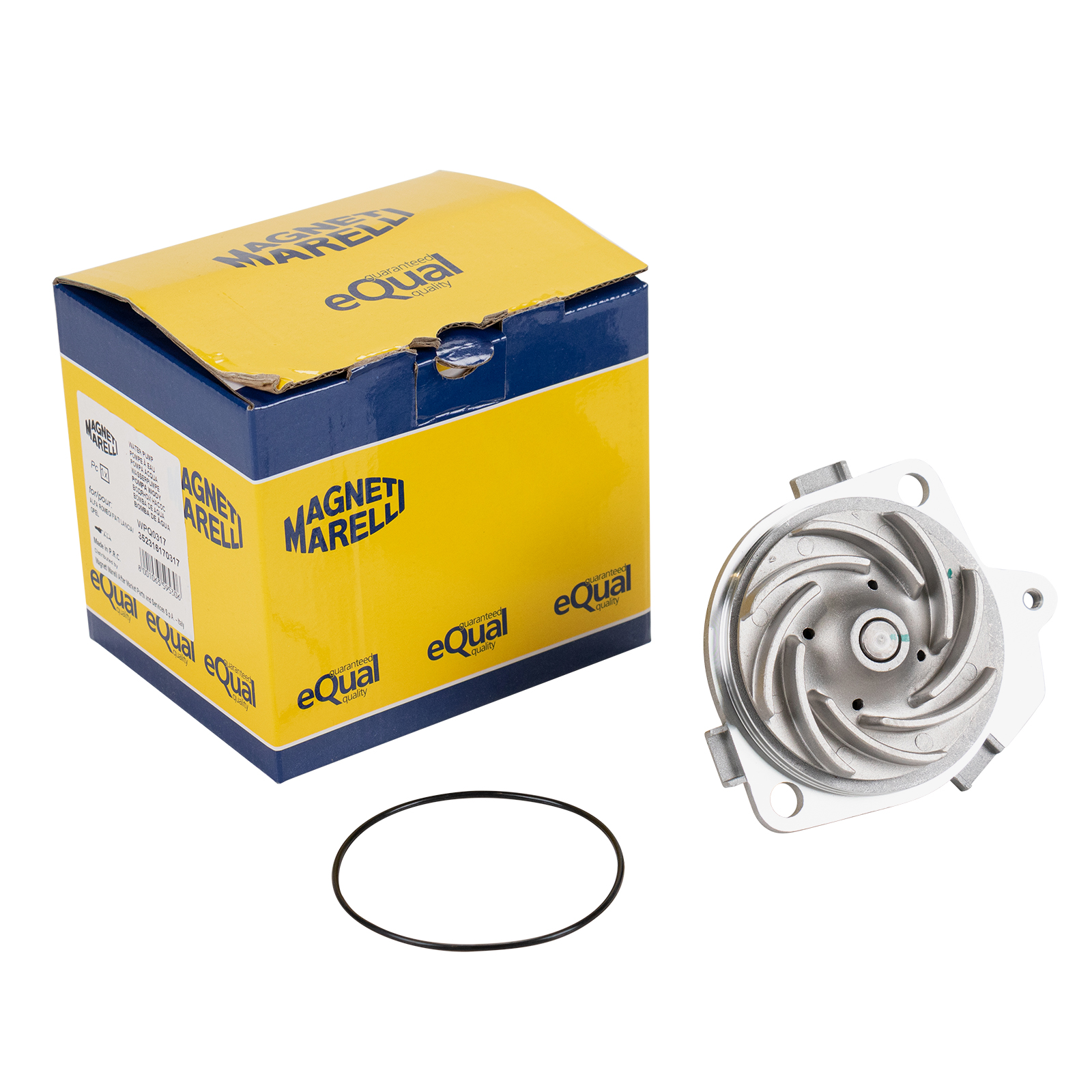 Wasserpumpe mit 6mm Loch für Fühler Magneti Marelli Fiat Bravo Brava Marea Punto 1,9 TD JTD Lancia Lybra Alfa 145 / 146 / 156