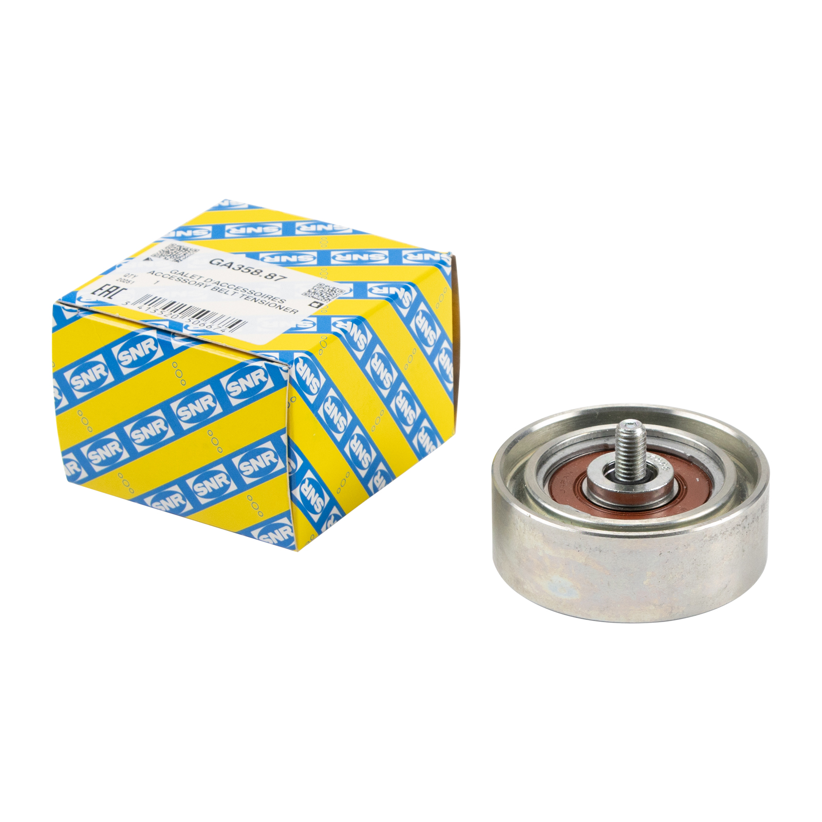 Flachriemenrolle mit Klima NTN-SNR Fiat Ducato Typ 244 2,8 JTD HDI Peugeot Boxer Citroen Jumper