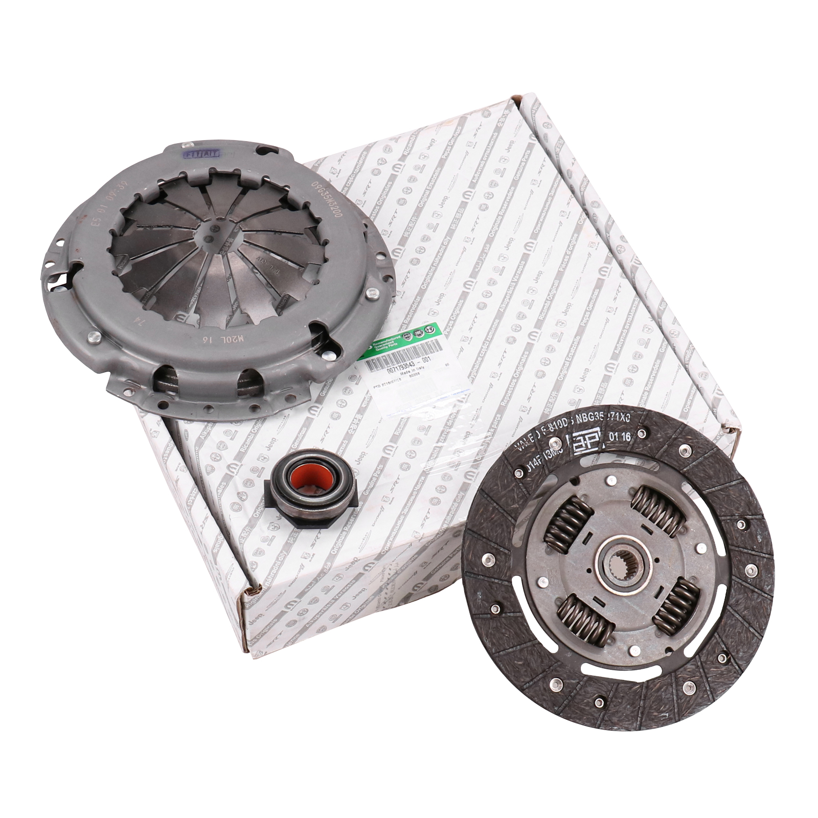 Kupplung original 3-Komponenten-Kit 190 Ø mm Fiat Panda Typ 169 1,2 44 KW 4 X 4