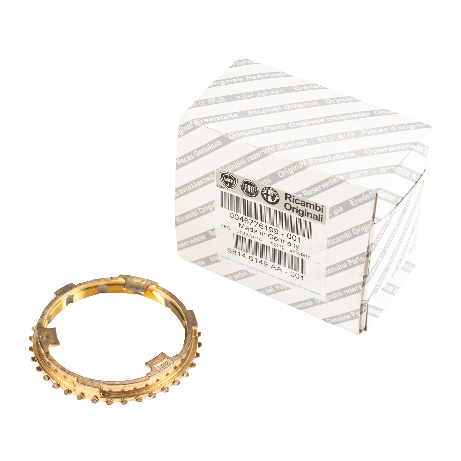 Synchronring Fiat, Jeep, Alfa Romeo, Lancia, Abarth 1.6