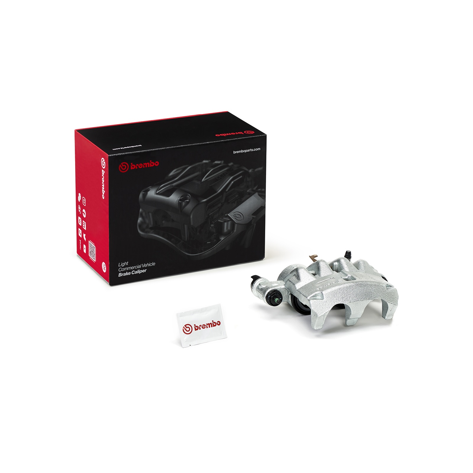Brembo Bremszange vorne links Neuteil Fiat Ducato Typ 250 ab Bj. 2006 Citroen Jumper III ab Bj. 2006 Peugeot Boxer ab Bj. 2006 Bremssattel (2-Kolben,