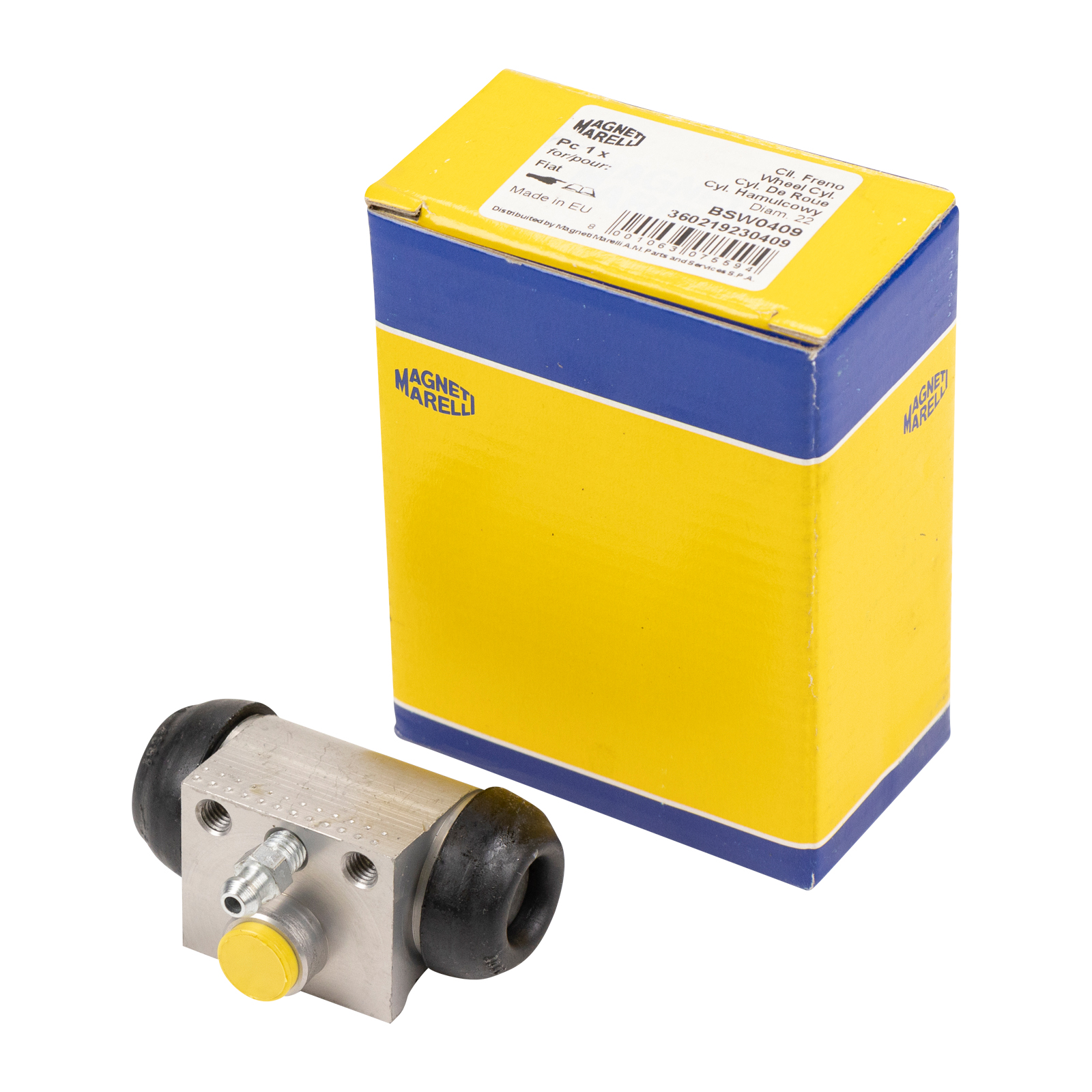 Radbremszylinder 22,00 mm Ø System Lockheed Aluminum Magneti Marelli Fiat Punto Typ 188