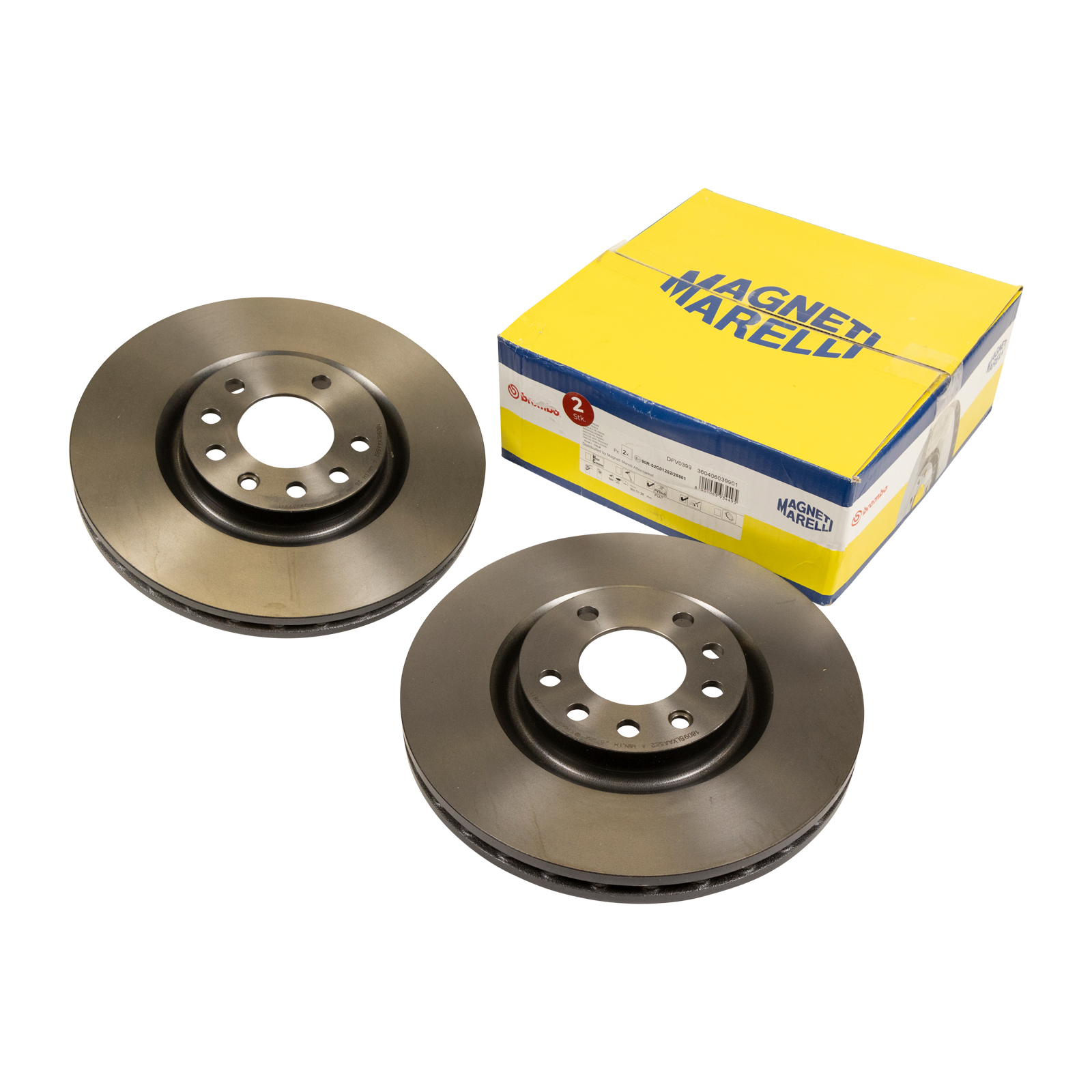 Bremsscheibe vorne Brembo belüftet 305 mm Ø Magneti Marelli Fiat Croma II 1,9 2,4 Multijet Bremsscheibe vorn innenbelüftet 305 Ø