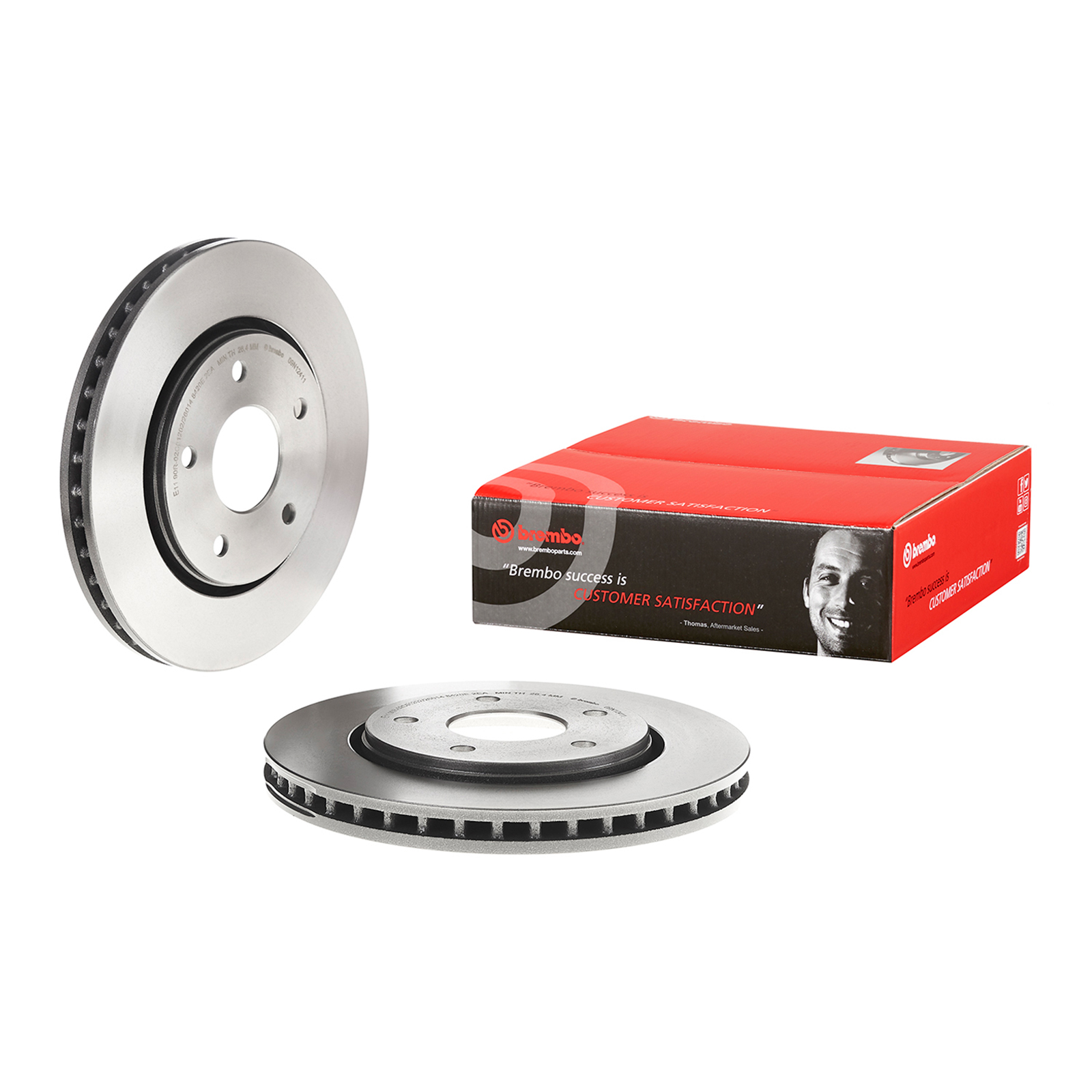 Bremsscheibe vorn Brembo beschichtet Innenbelüftet Fiat Freemont DODGE Chrysler Ø1=302,0 D2=165,4 Dicke=28,0 H=38,2