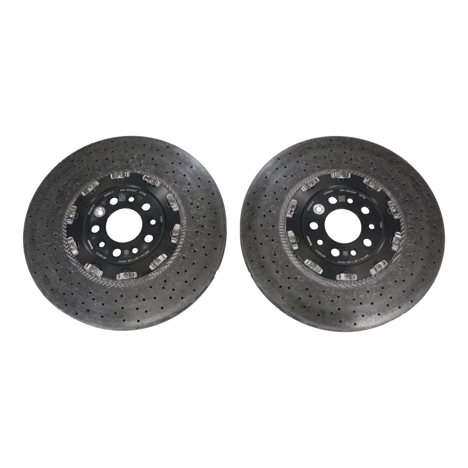 Bremsscheibensatz vorn Carbon Keramik-Matrix Bremse Alfa Romeo Giulia 2,9 Turbo Carbon Bremse