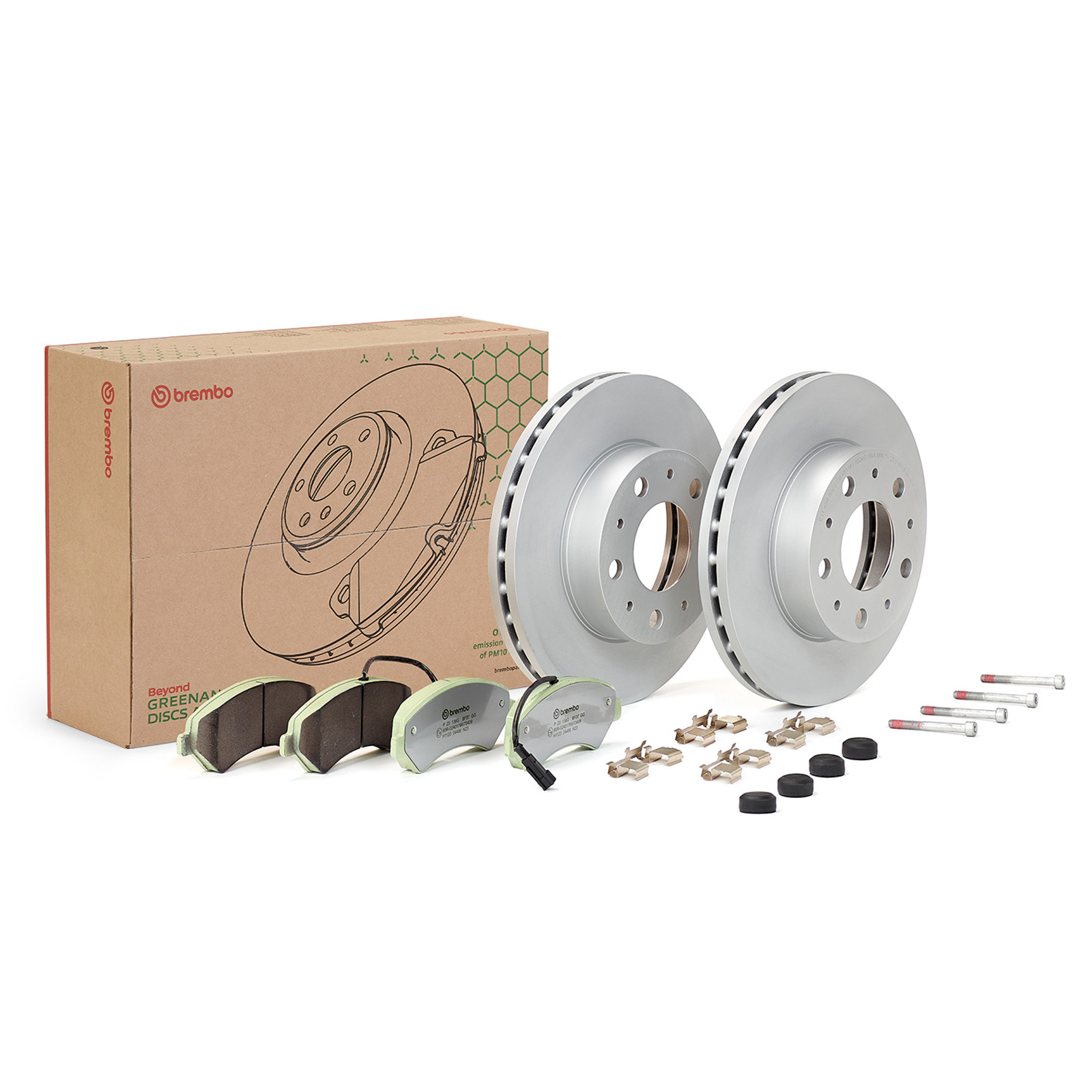 Bremsenkit vorne BEYOND LINE - Greenance Brembo Citroen Jumper II ab Bj. 2006 Fiat Ducato ab Bj. 2006 Peugeot Boxer ab Bj. 2006 Opel Movano ab Bj.