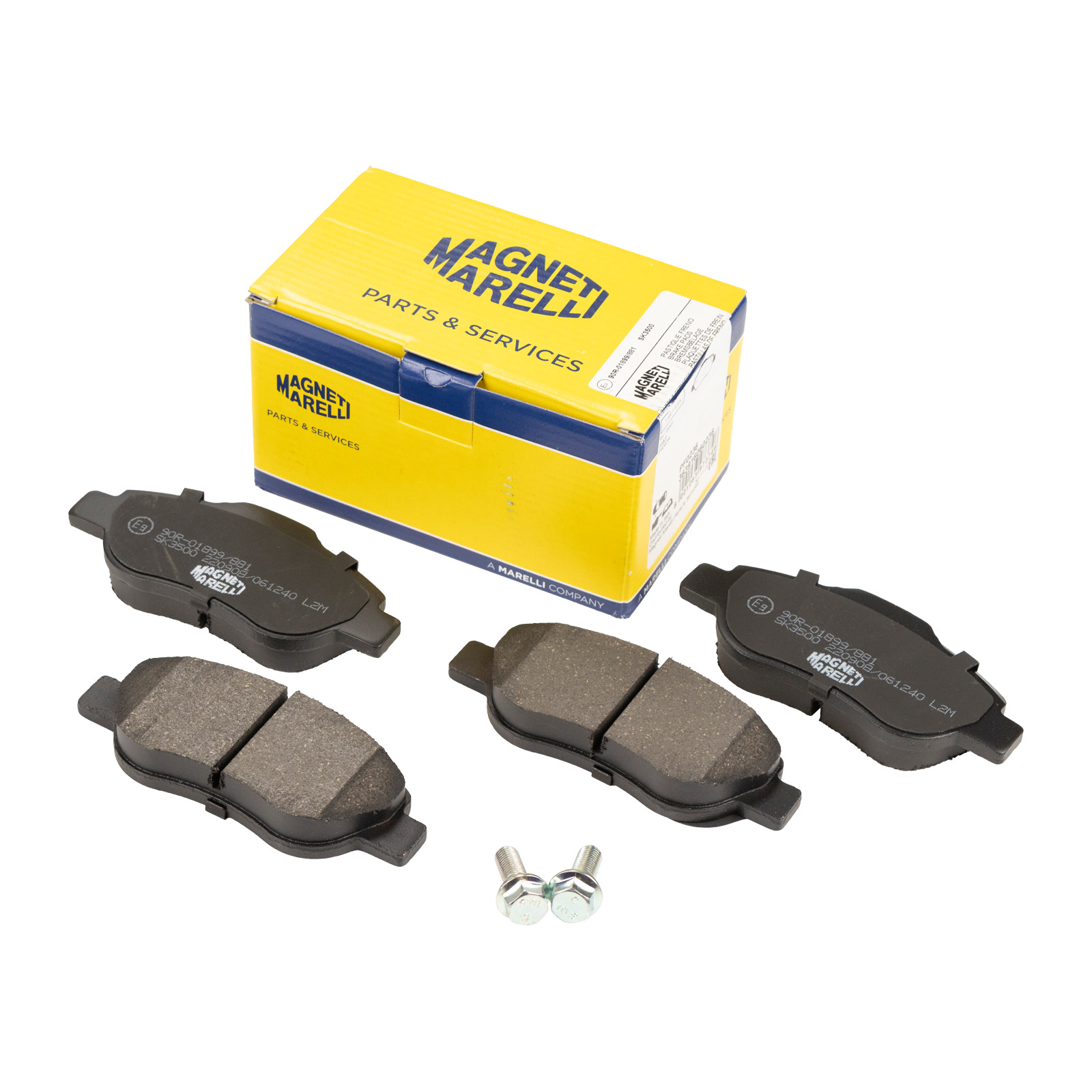 Bremsklötze vorne Magneti Marelli Fiat Panda 1,2 4 X 4 1,3 JTD Multijet ohne Warnkontakt