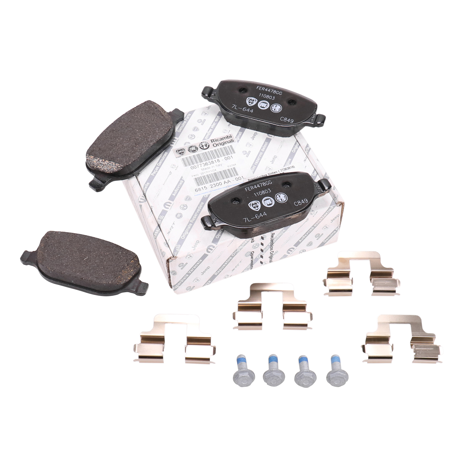 Bremsbeläge hinten Alfa Romeo 159 3,2 JTD 2,4 JTD