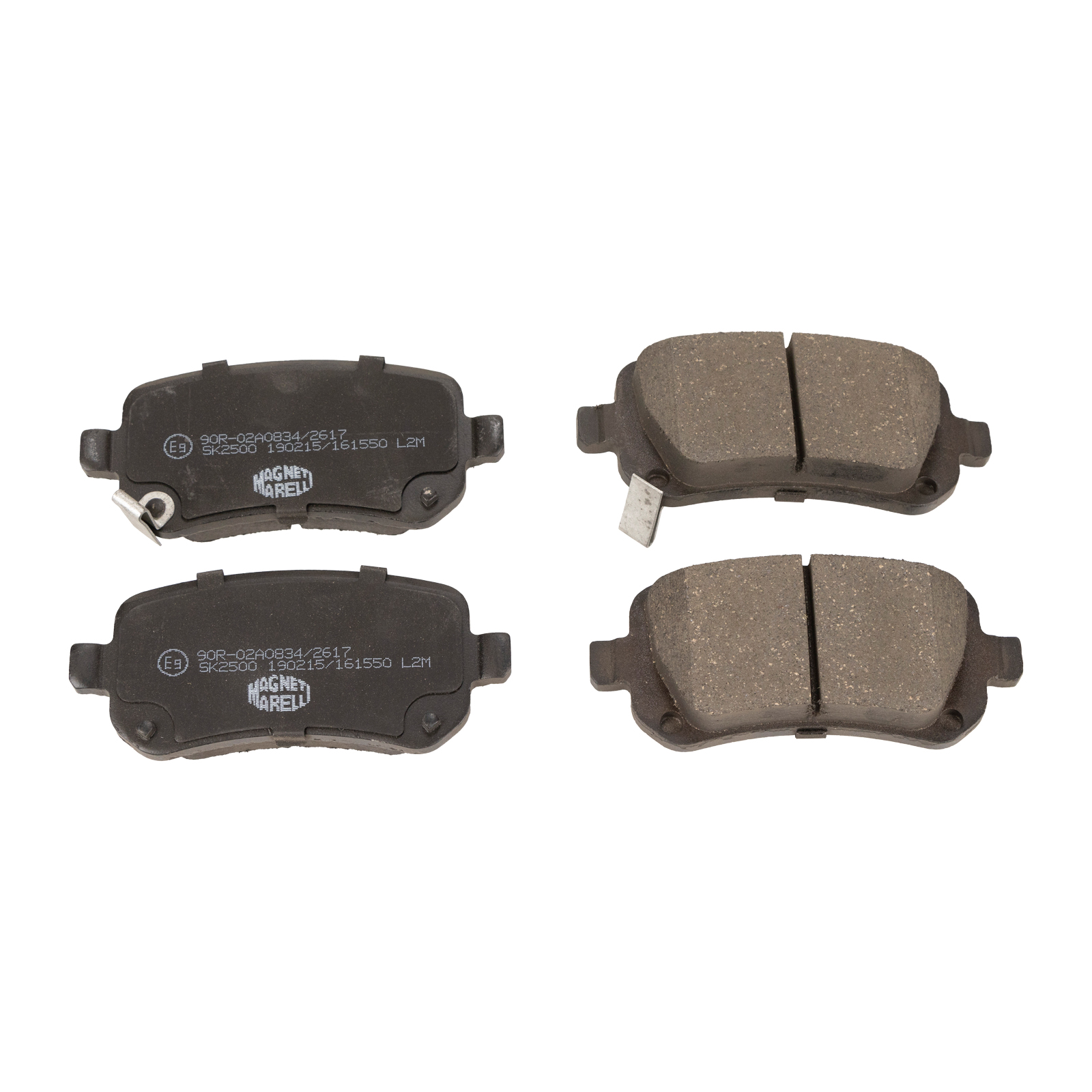 Bremsklötze hinten Magneti Marelli Fiat Freemont kleine Bremse Chrysler Grand Voyager Dodge Journey