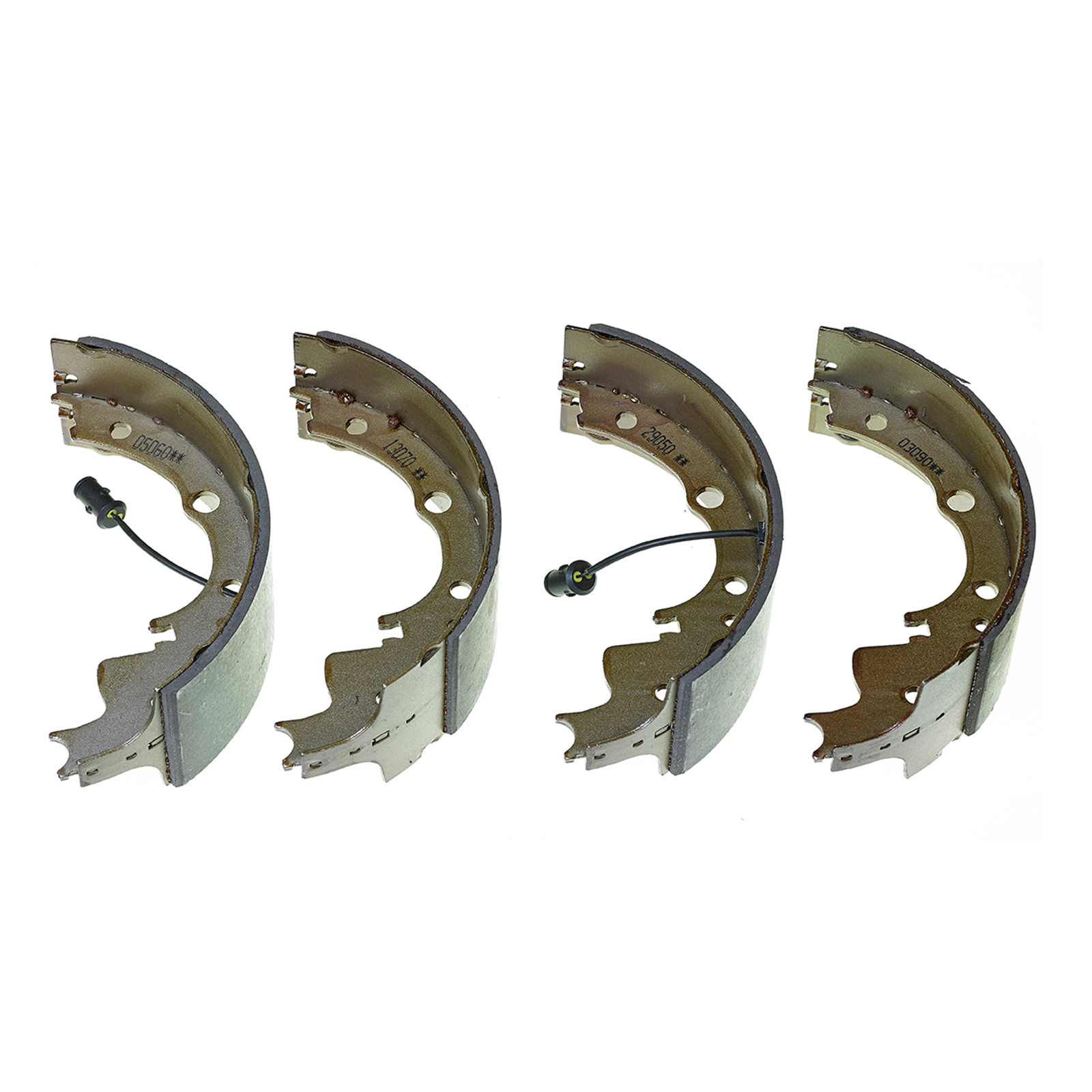 Bremsbackensatz hinten Trommelbremse Iveco Daily 30-8V 30-8 C 40-10 Bj 85-89 254 Ø mm 90 mm breit mit Warneinrichtung