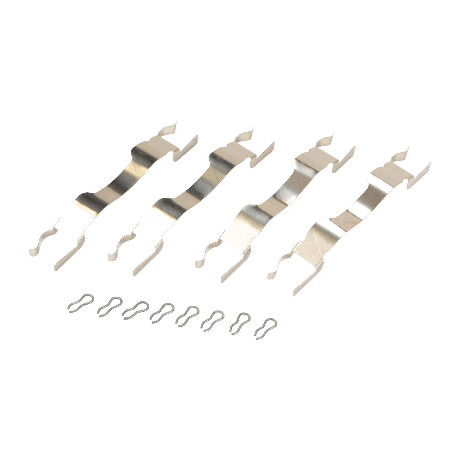 Satz Klammer für Bremsklötze für 1 Achse Fiat 124 Spider Coupe 127 128 X1 / 9 124 125 131 132 Autobianchi A112 Lancia A112