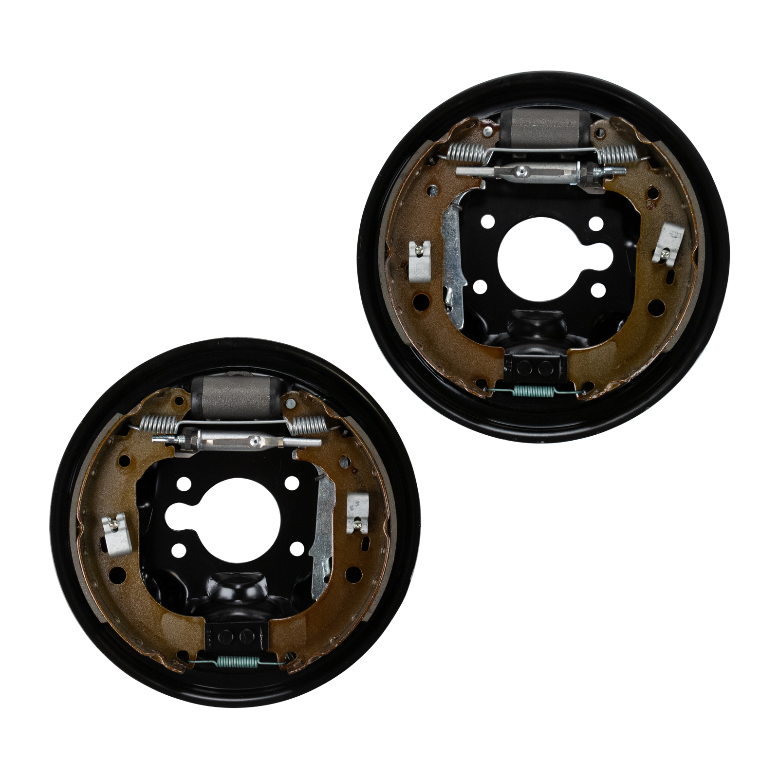 Bremsenkit vormontiert auf Ankerplatten links / rechts Fiat Doblo - alle Modelle ab 01 / 2000 ab 09 / 2004