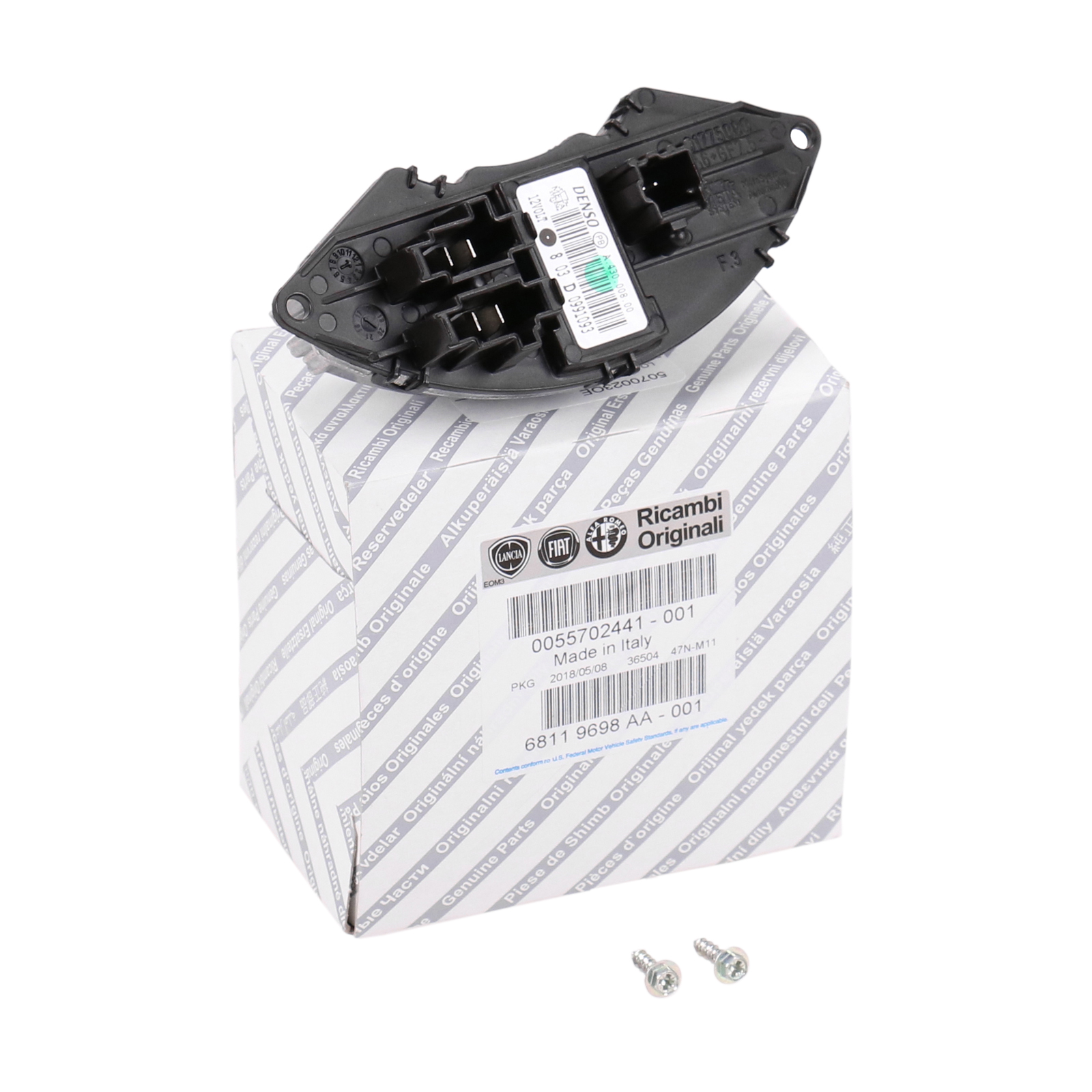 Heizungswiderstand am Gebläsemotor original Fiat Grande Punto mit Klimaautomatik Alfa Romeo Mito