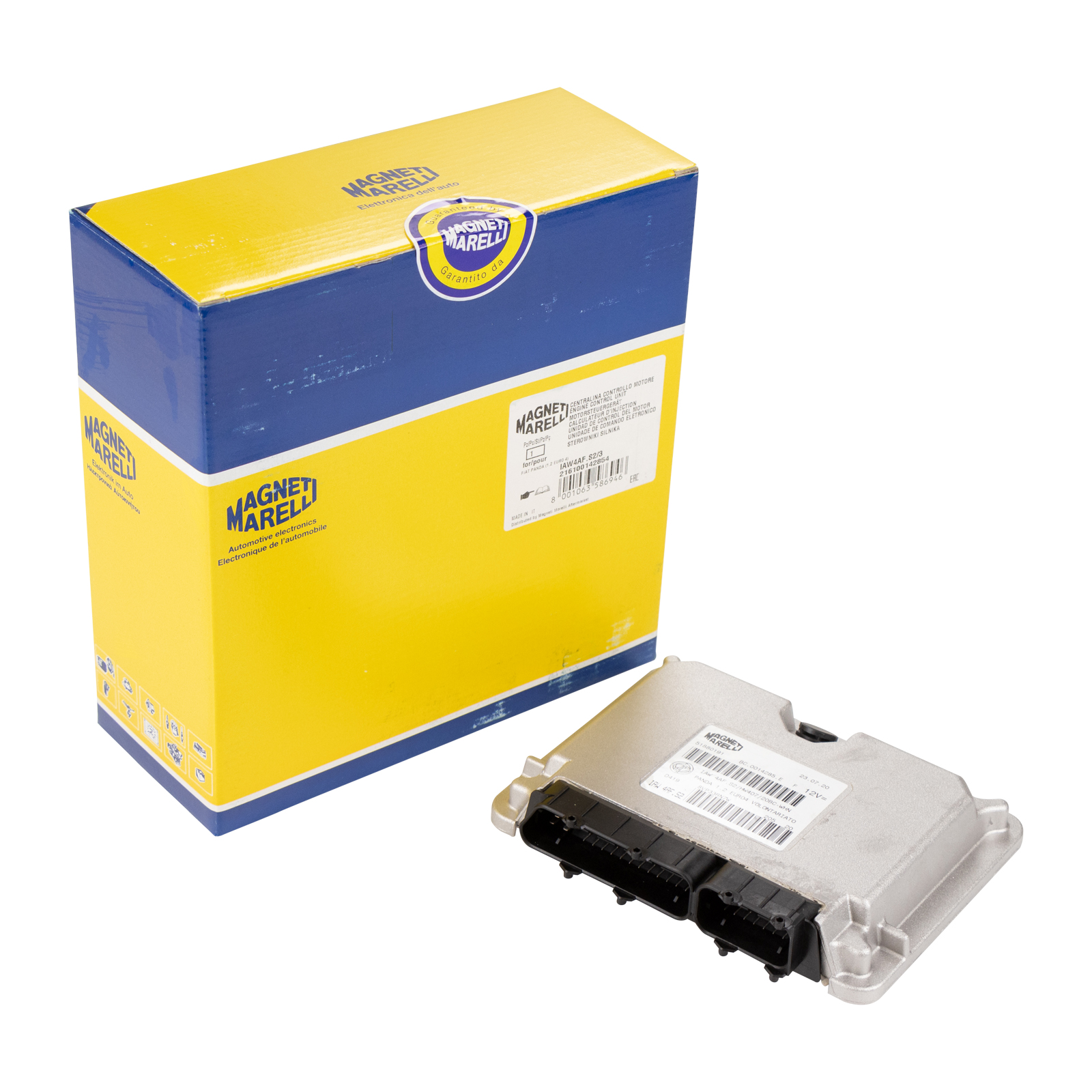 Einspritzanlagensteuergerät Motormanagement Magneti Marelli Fiat Panda Typ 169 1,2 Euro 4 IAW4AF.S2 / IAW4AF.S2 / 3