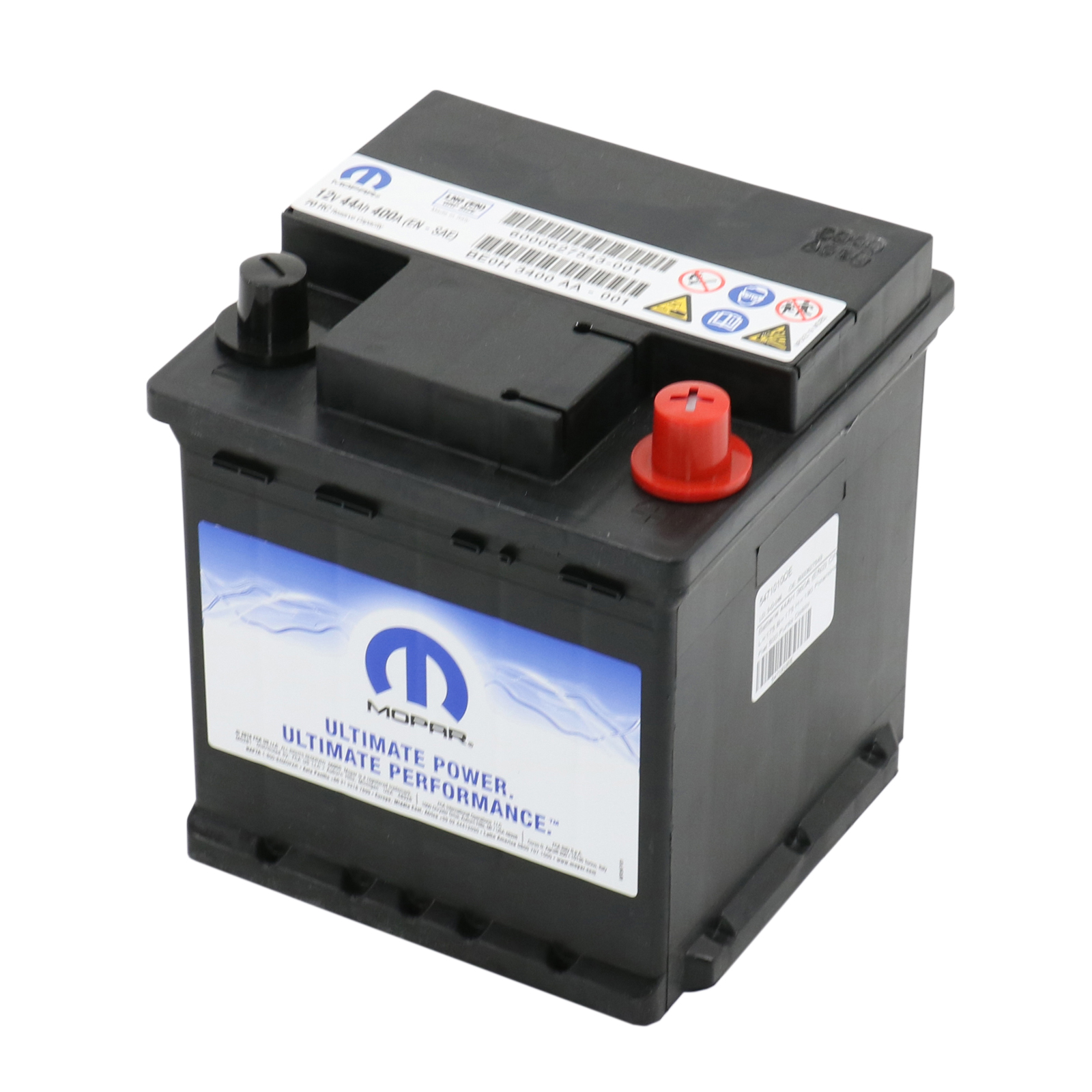 Batterie 44AH 400A L=175 B=175 H=190 Polanordnung:DX Fiat 500 Punto Doblo