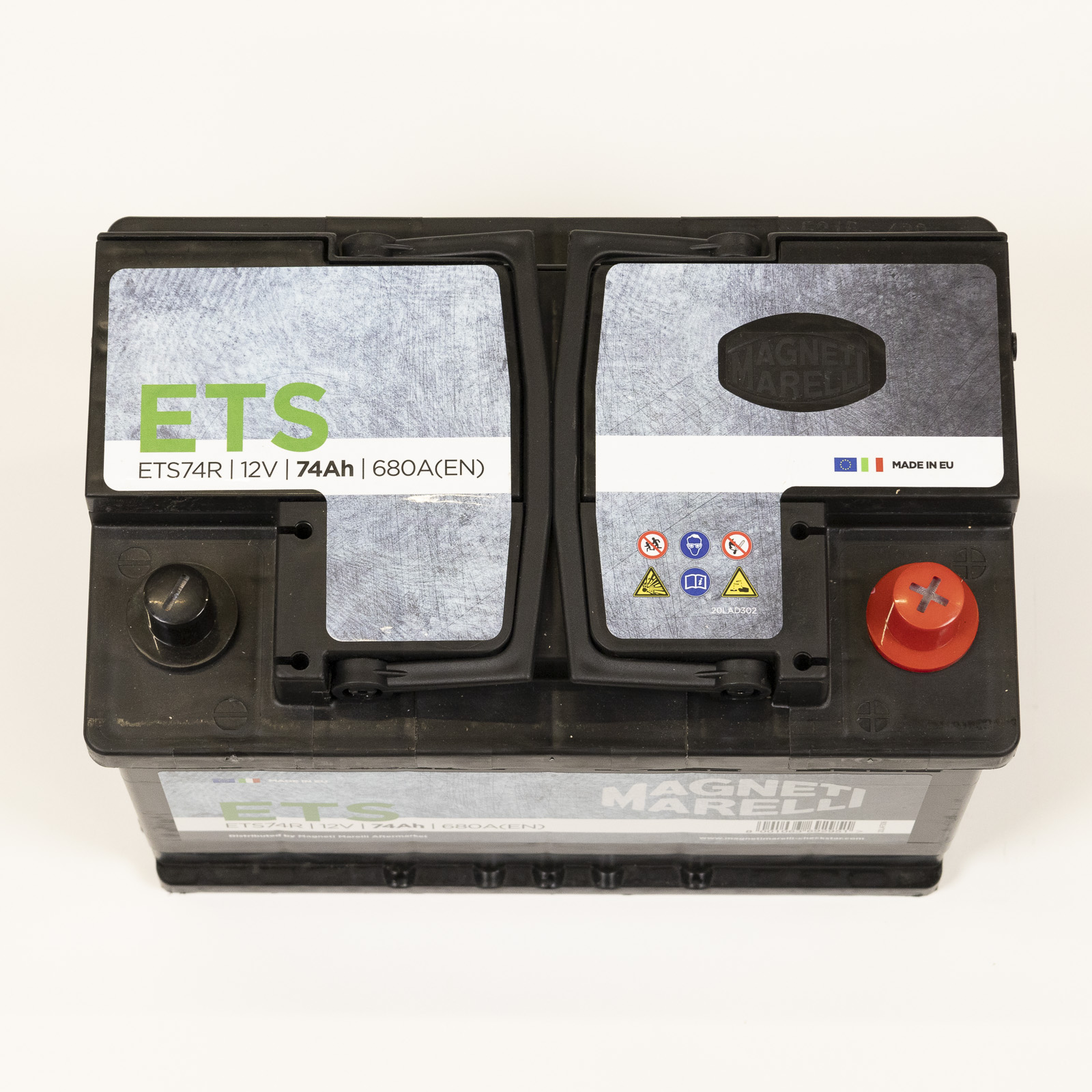 Batterie 74AH 680A ETS74R L=278 B=175 H=190 Polanordnung:DX Alfa Romeo Brera 159 Stilo Ulysse Fiat Talento