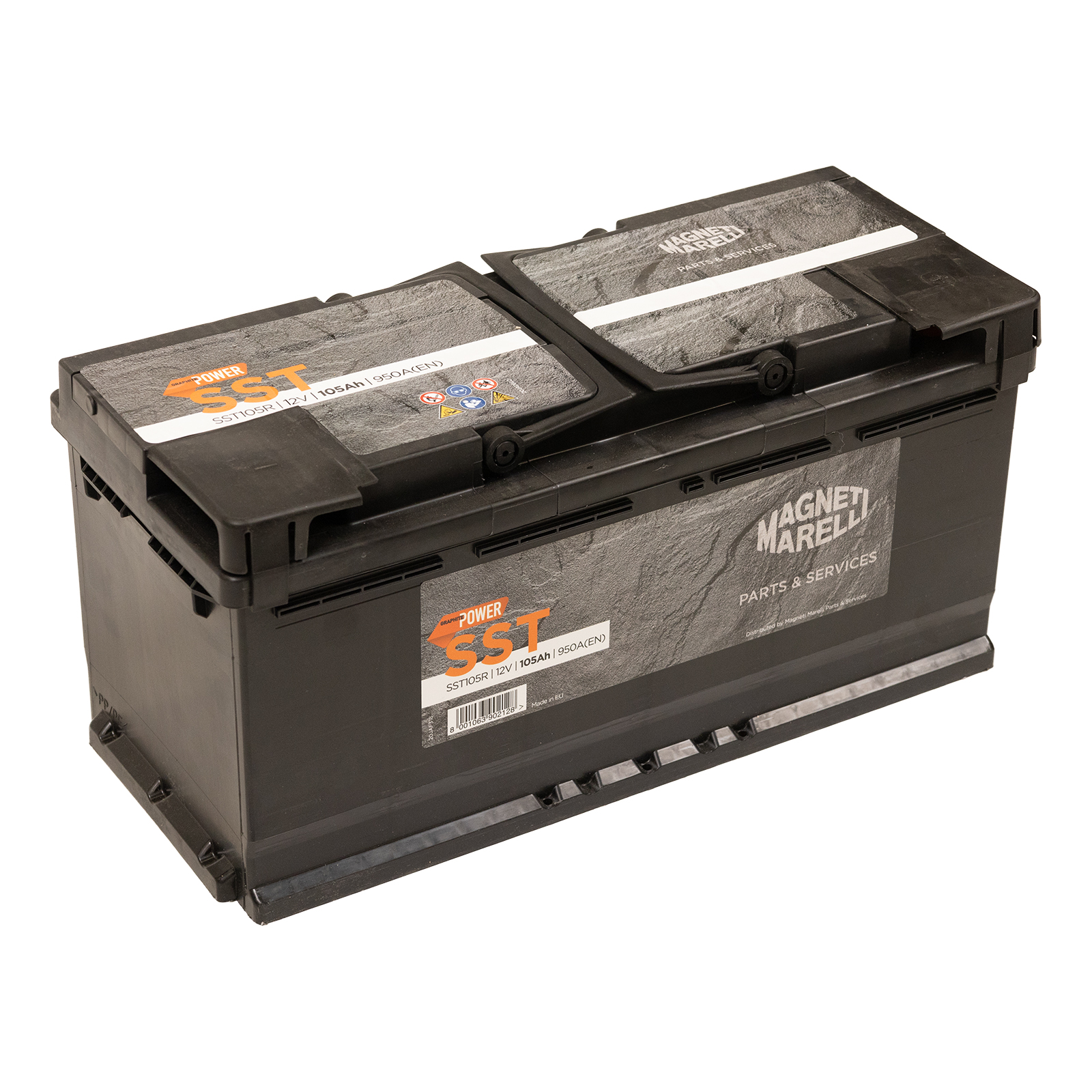 Batterie 105AH 950A Start / Stop SST105R L=392 B=175 H=190 Polanordnung:DX Fiat Ducato Typ 250