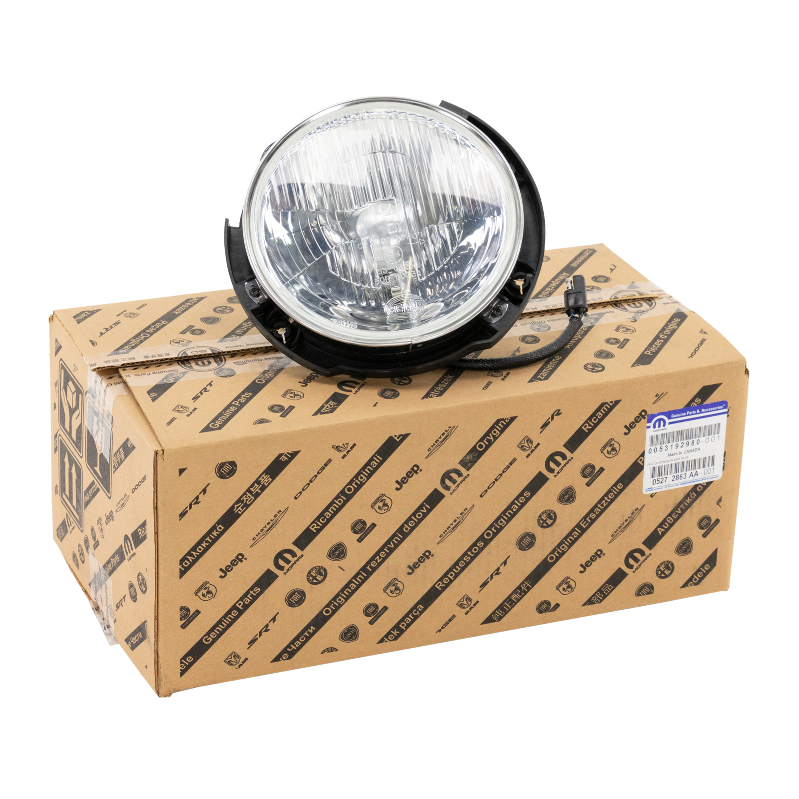 Scheinwerfer vorne links Jeep Wrangler ab Bj. 2014 4WD, Halogen ECE HEADLAMPS; Kompaktgeländewagen 2-Türer und 4-Türer