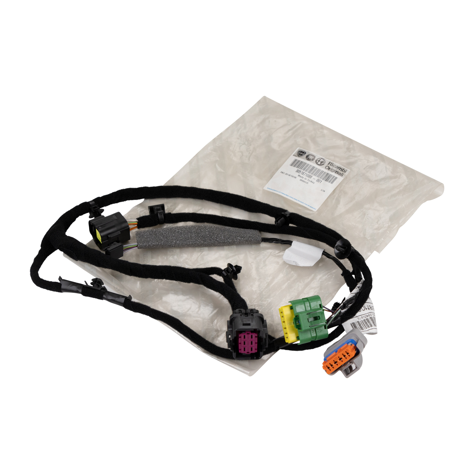 Kabelstrang für die Schiebetür links Fiat Doblo ab Bj. 2009 elektrische Fensterheber hinten, seitliche Schiebetür, zusätzliche Schiebetür