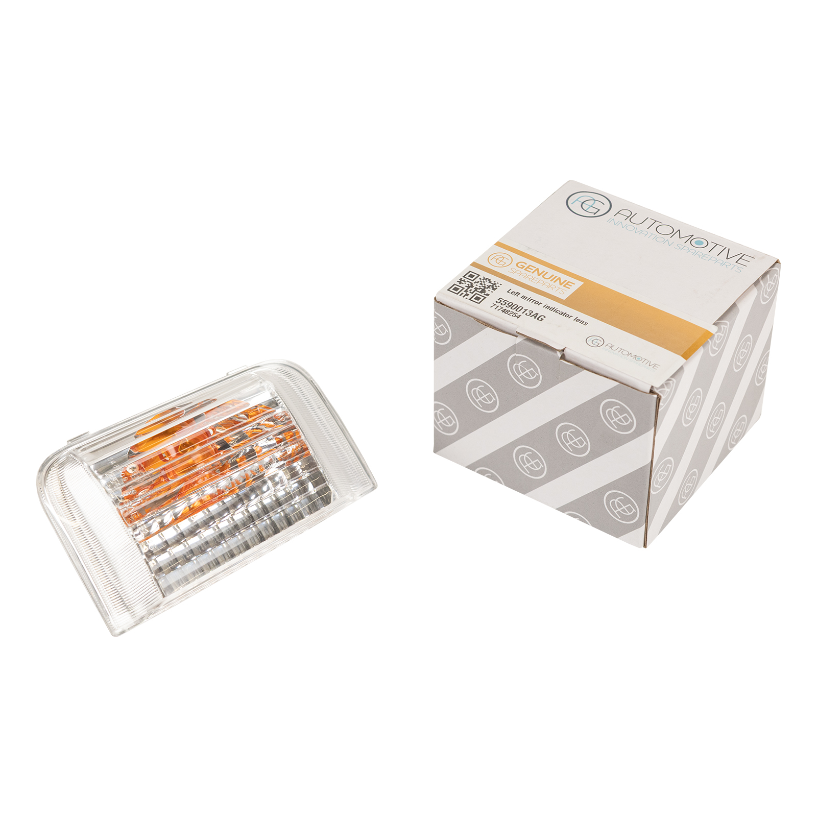 Blinkerkappe links im Spiegel für 16 Watt Blinker, innen mit orangener Kappe Fiat Ducato Typ 250 Peugeot Boxer, Citroen Jumper