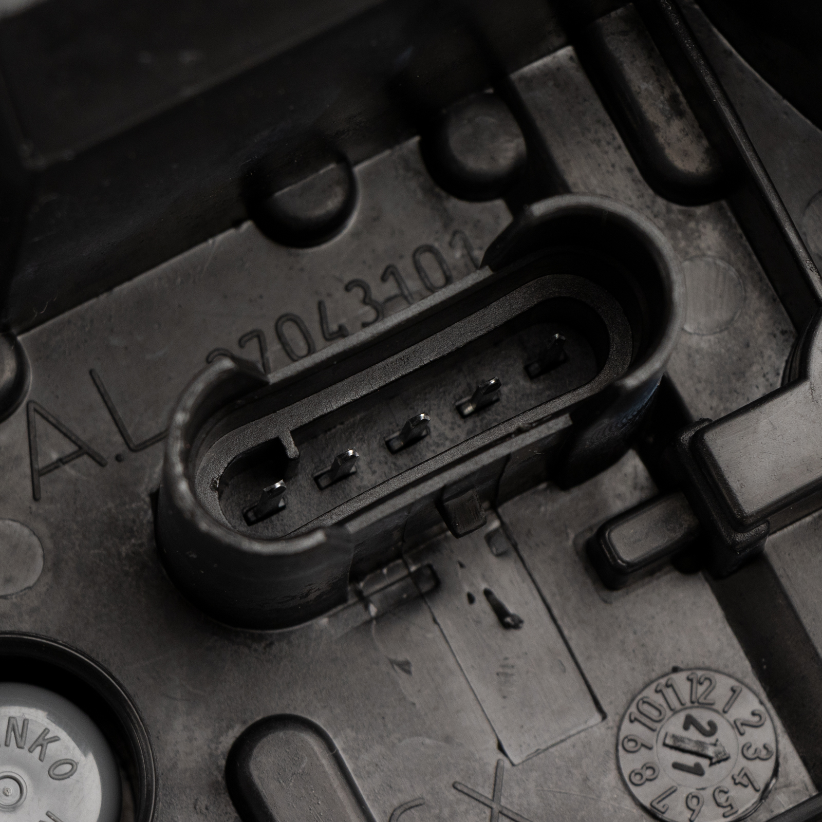 Rückleuchte links schwarze Umrandung Fiat 500+Abarth ab Bj. 2012