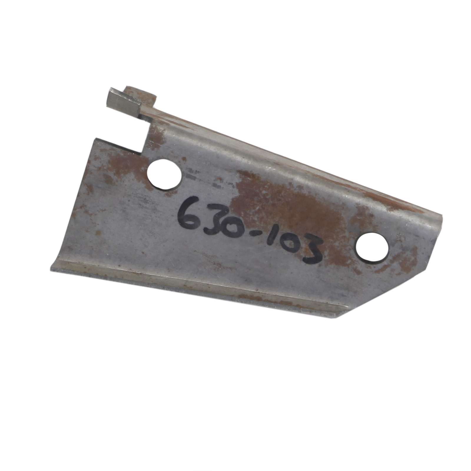 Stoßstangenhalteblech vorne rechts Fiat 124 Spider AS BS CS Euro Stoßstangenumrüstblech für US Model