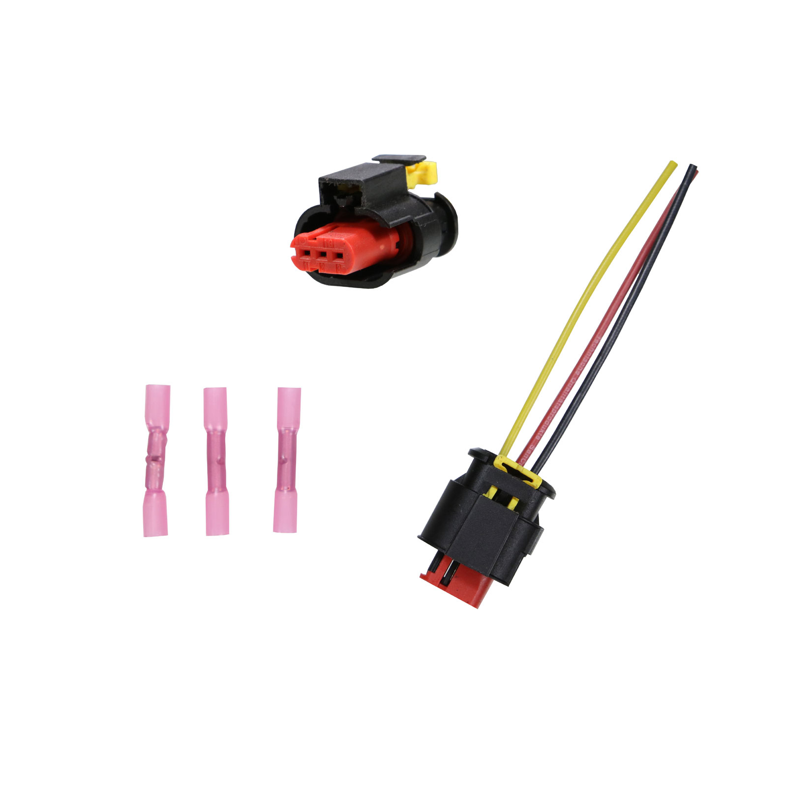 Kabel Reparatursatz für Zündspule 3-Polig Fiat 500 Panda Bravo Doblo Stilo Punto Passend für OE: 46777286 - 55180004 - 46777288 - 55246099