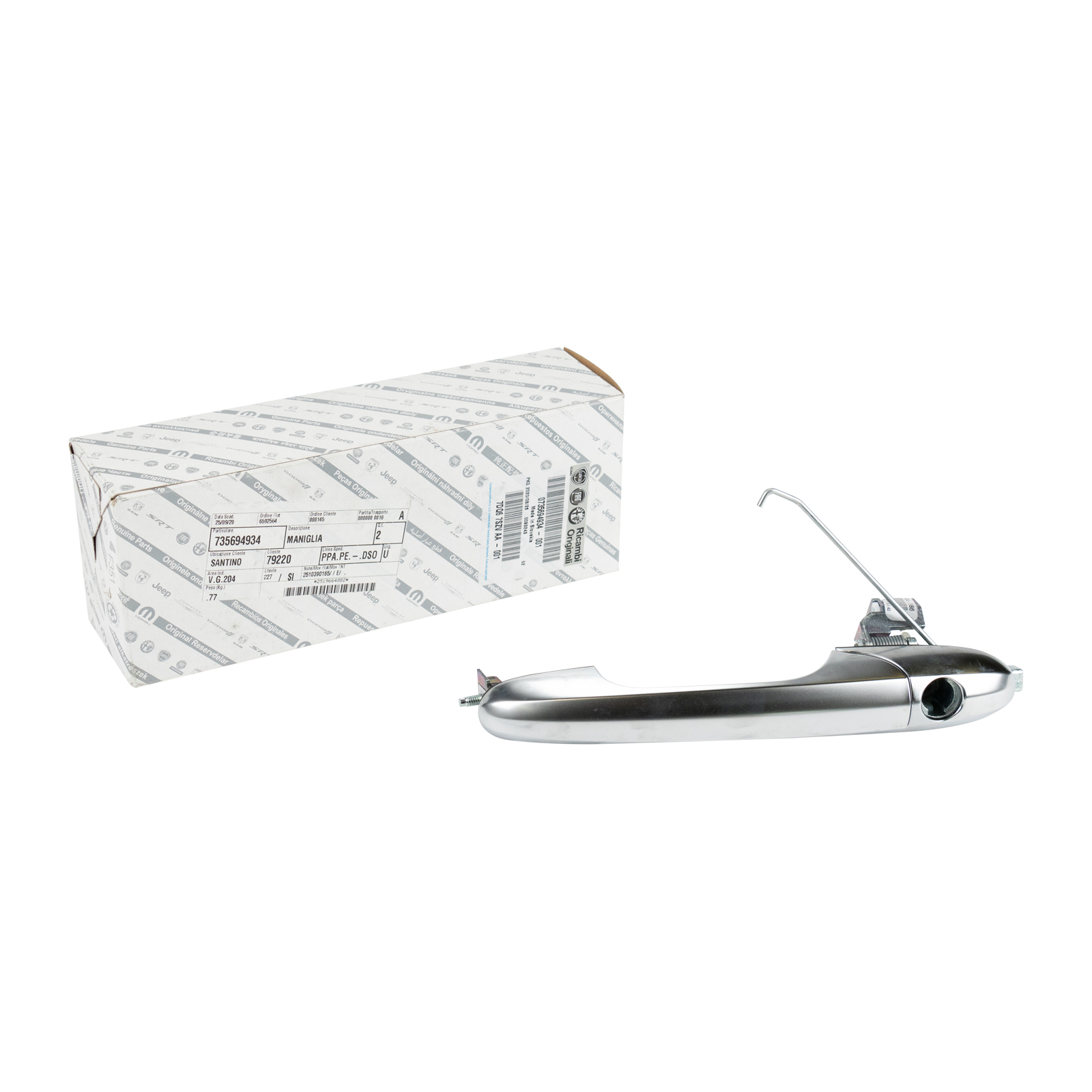 Türgriff links Fiat 500 ab Bj. 12 Abarth 500 ab Bj. 12