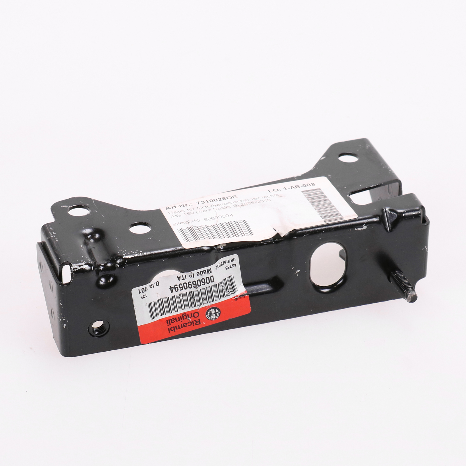 Halter für Motorhaubenscharnier rechts Alfa 159 Brera Spider Bj.2005-2010