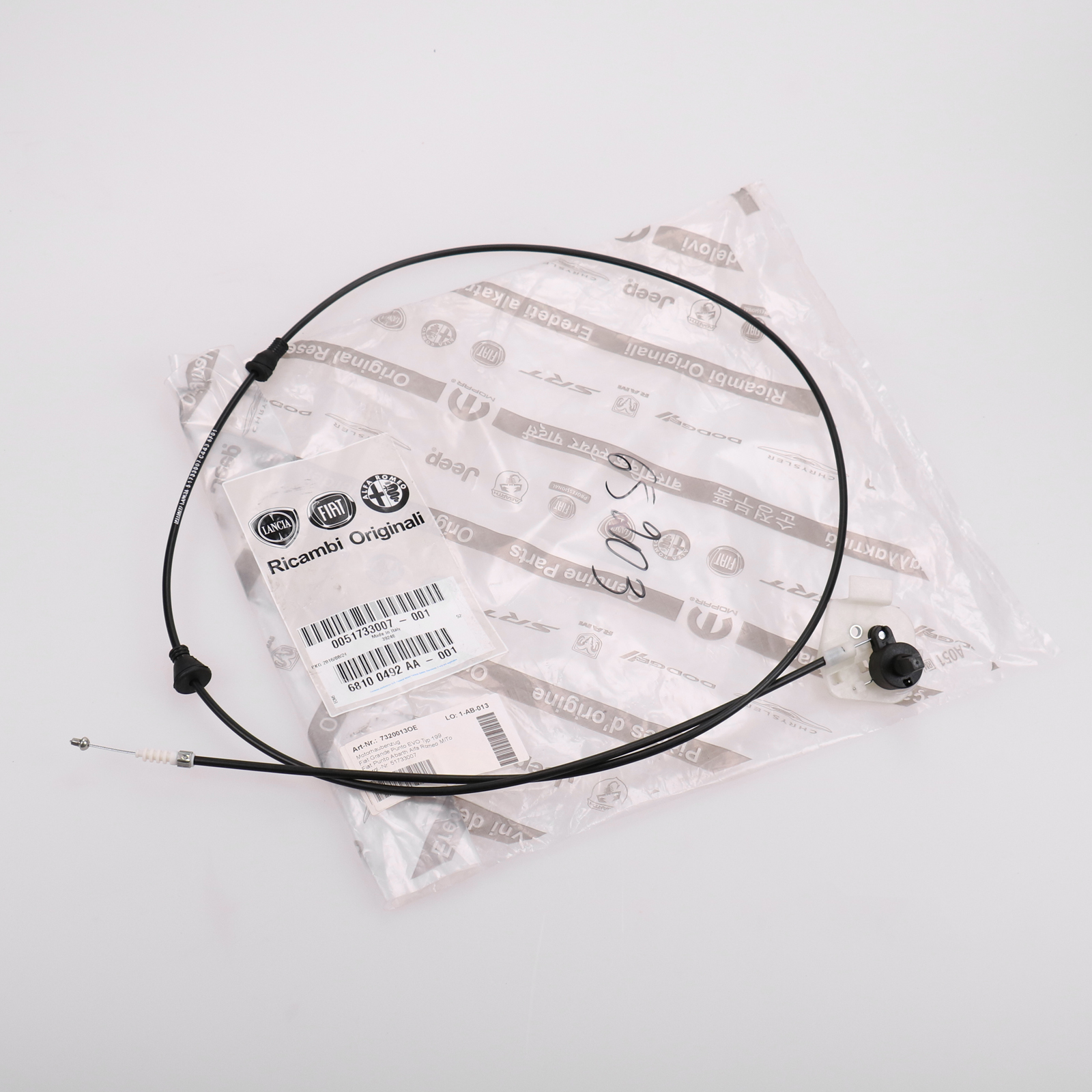 Motorhaubenzug Fiat Grande Punto EVO Typ 199 Fiat Punto Abarth Alfa Romeo MiTo