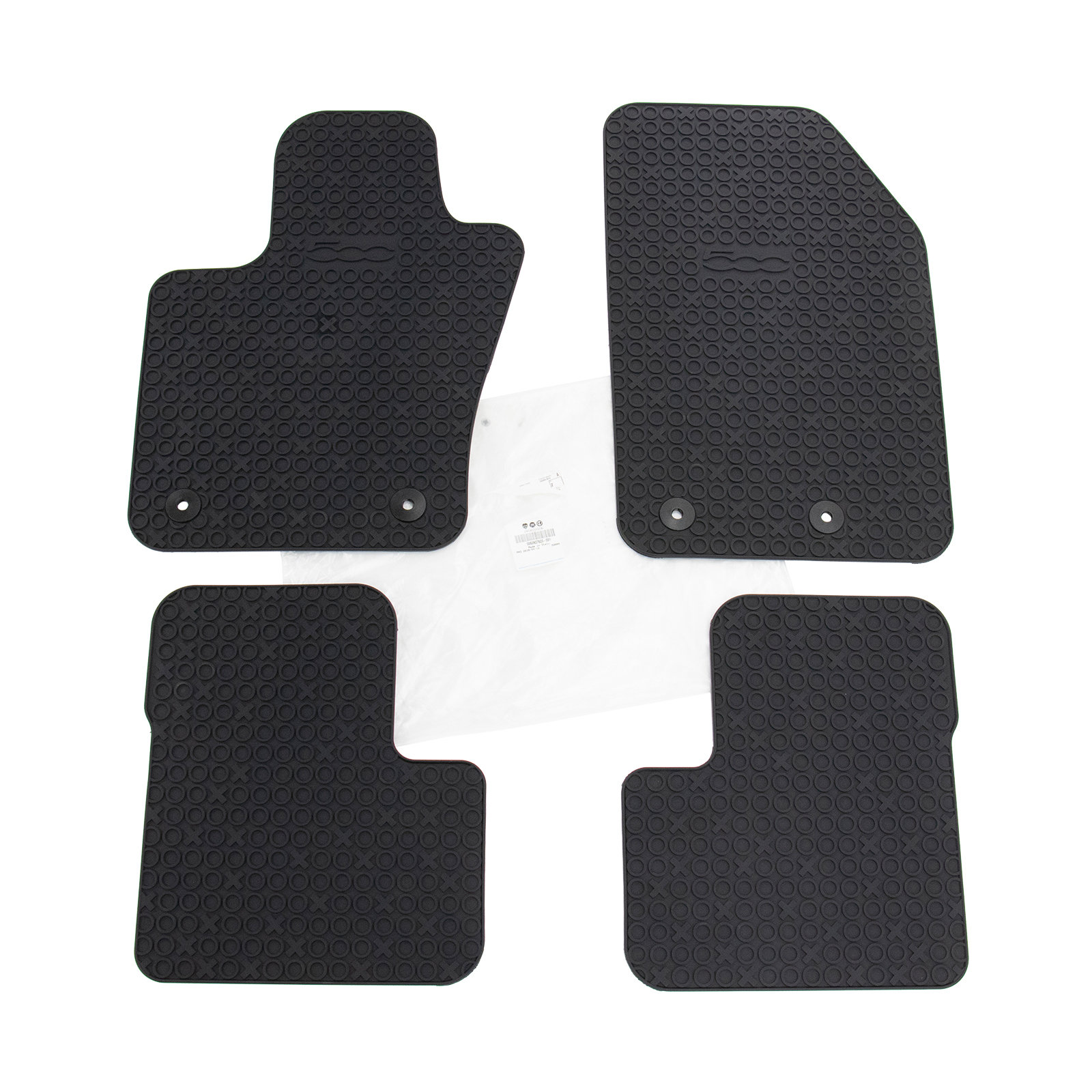 Fußmattensatz in Schwarz 4-Teilig Fiat 500X ab Bj. 2015