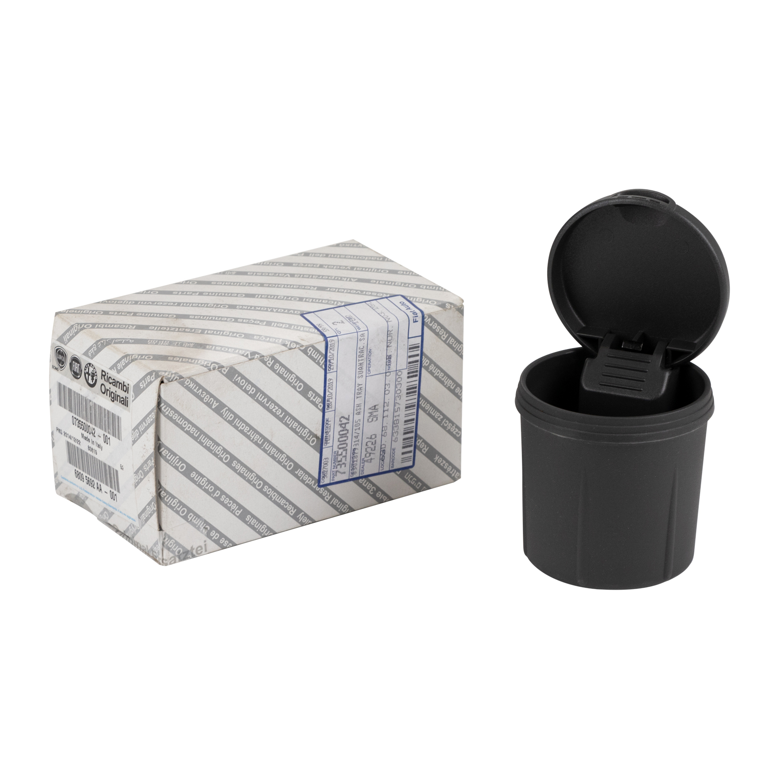 Aschenbecher Fiat 500 ab Bj. 2007 Fiat Ducato Bj. 2006-2014 Abarth 500 ab Bj. 2012 Satin Anthrazitgrau