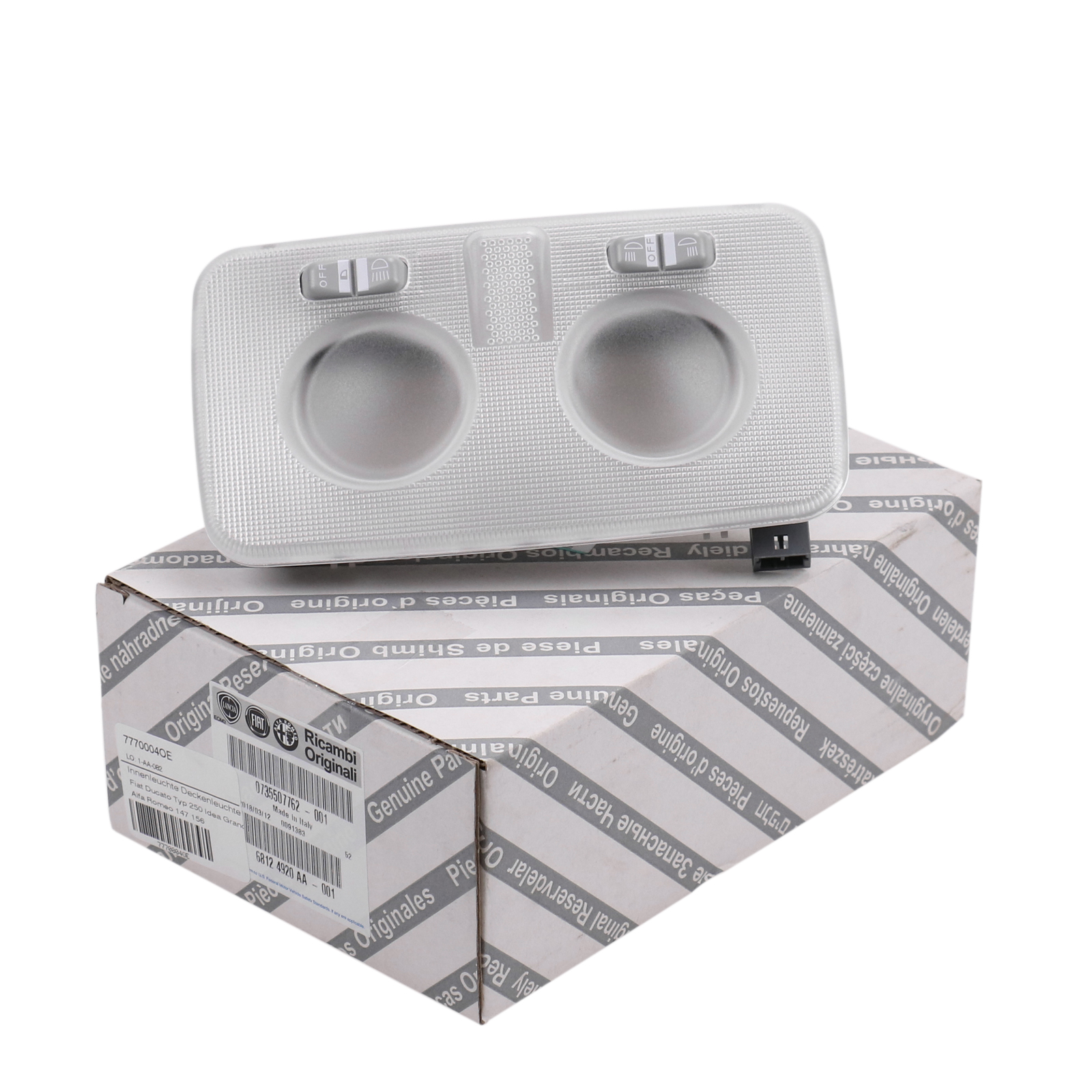 Innenleuchte Deckenleuchte Fiat Ducato Typ 250 Idea Grande Punto Bravo II Qubo Alfa Romeo 147 156