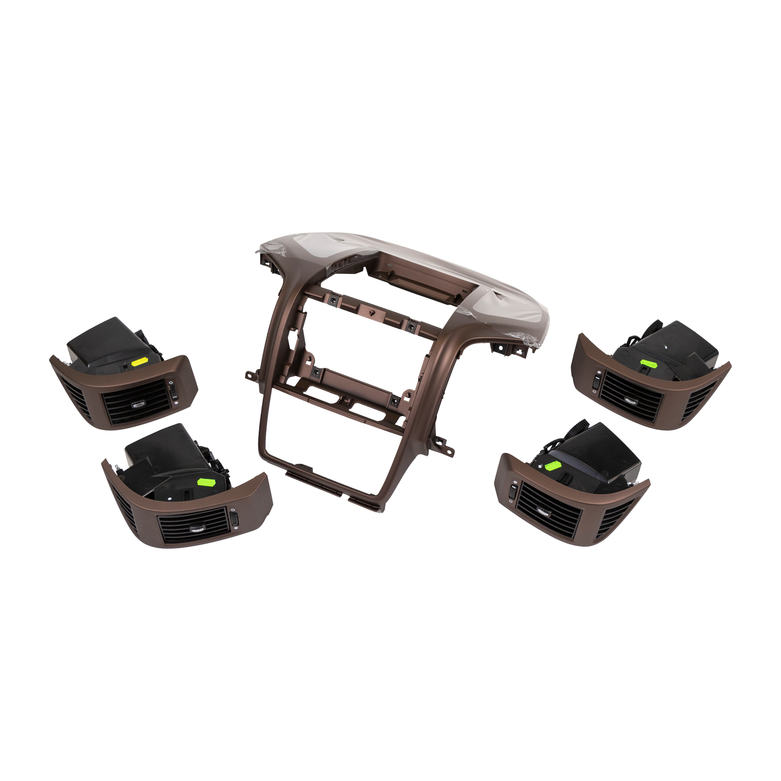 Set Innenverkleidung Fiat Ducato Typ 250 / X290 ab Bj. 2014 mit Radio (nicht für alle Radios passend), 4 Lufteinlässe, Farbton Opalescent Bronze