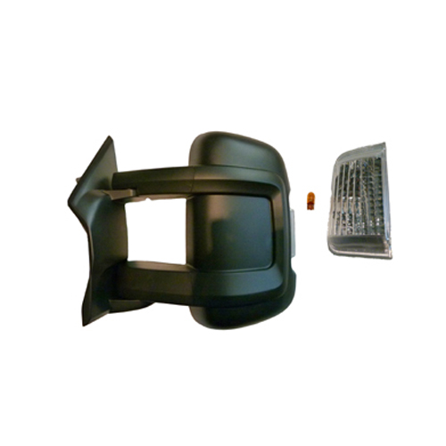 Außenspiegel links manuell verstellbar Temperatursensor 5 Watt medium Spiegelarm Fiat Ducato Typ 250 Peugeot Boxer Citroen Jumper Technische Änderung