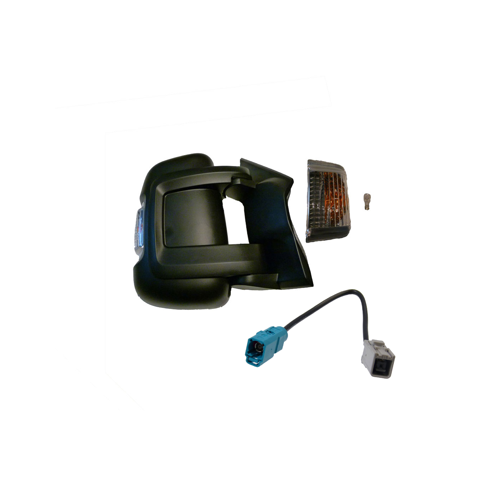 Außenspiegel rechts elektrisch verstellbar Antenne AM / FM 16W kurzer Spiegelarm Fiat Ducato Typ 250 Peugeot Boxer Citroen Jumper Technische Ersetzu