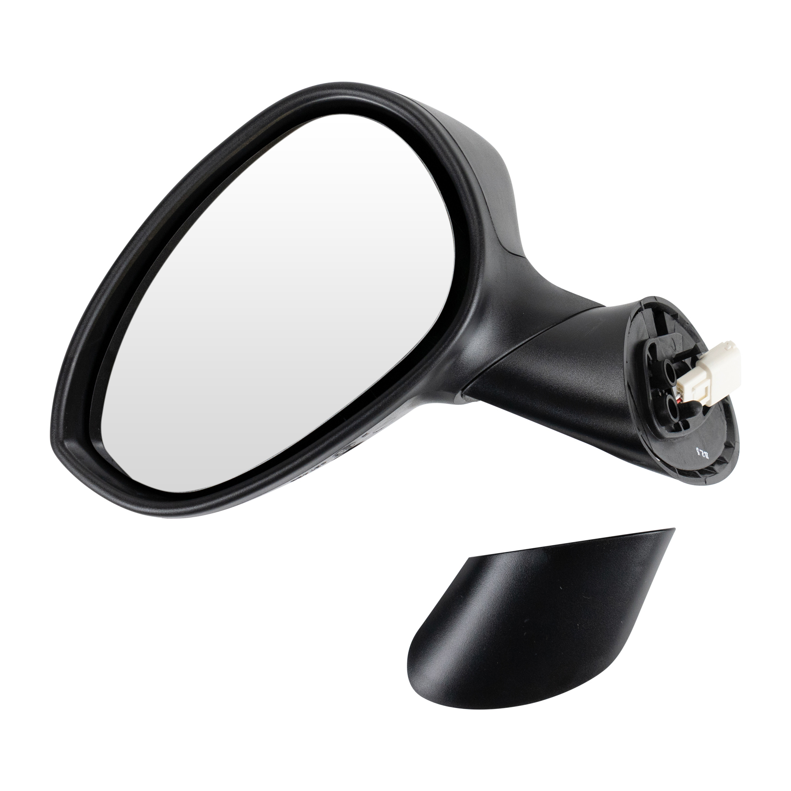 Außenspiegel links elektrisch verstellbar schwarz Fiat 500 ab Bj. 2007 alternativ: Johns