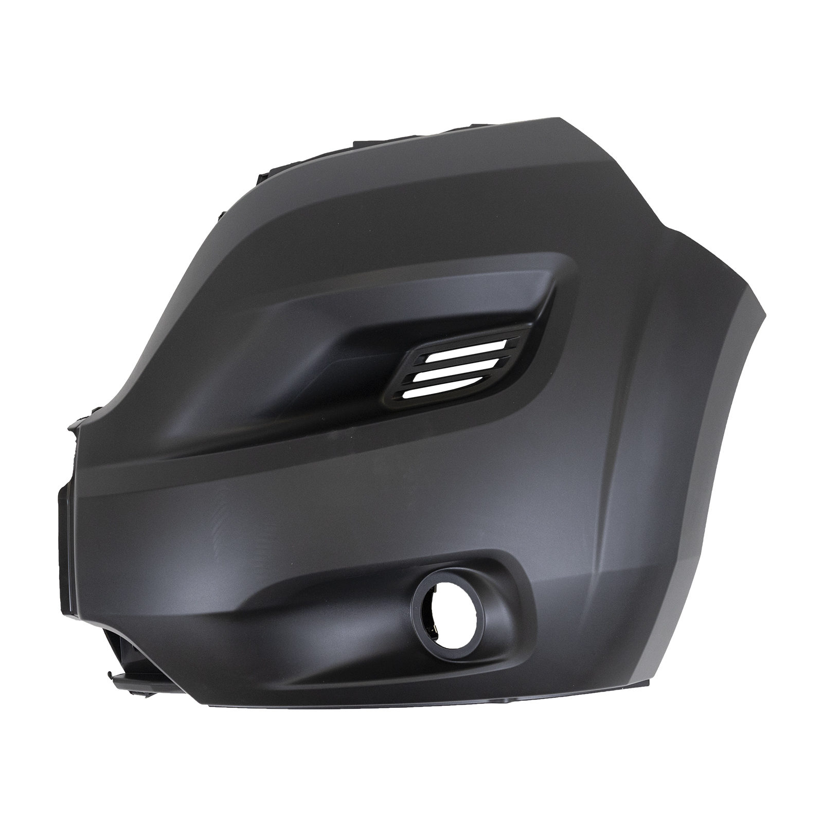 Stoßstangenecke vorne links schwarz OE 735749747 Fiat Ducato ab Bj. 2014 mit Loch für Nebelscheinwerfer