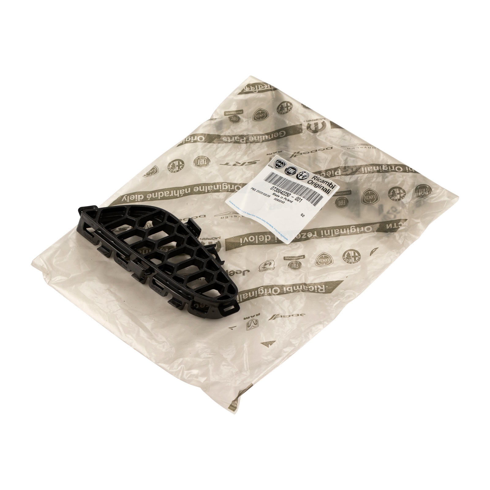 Verkleidung vorne an der Stoßstange rechts oben Fiat 500 ab Bj. 2015 GT Version