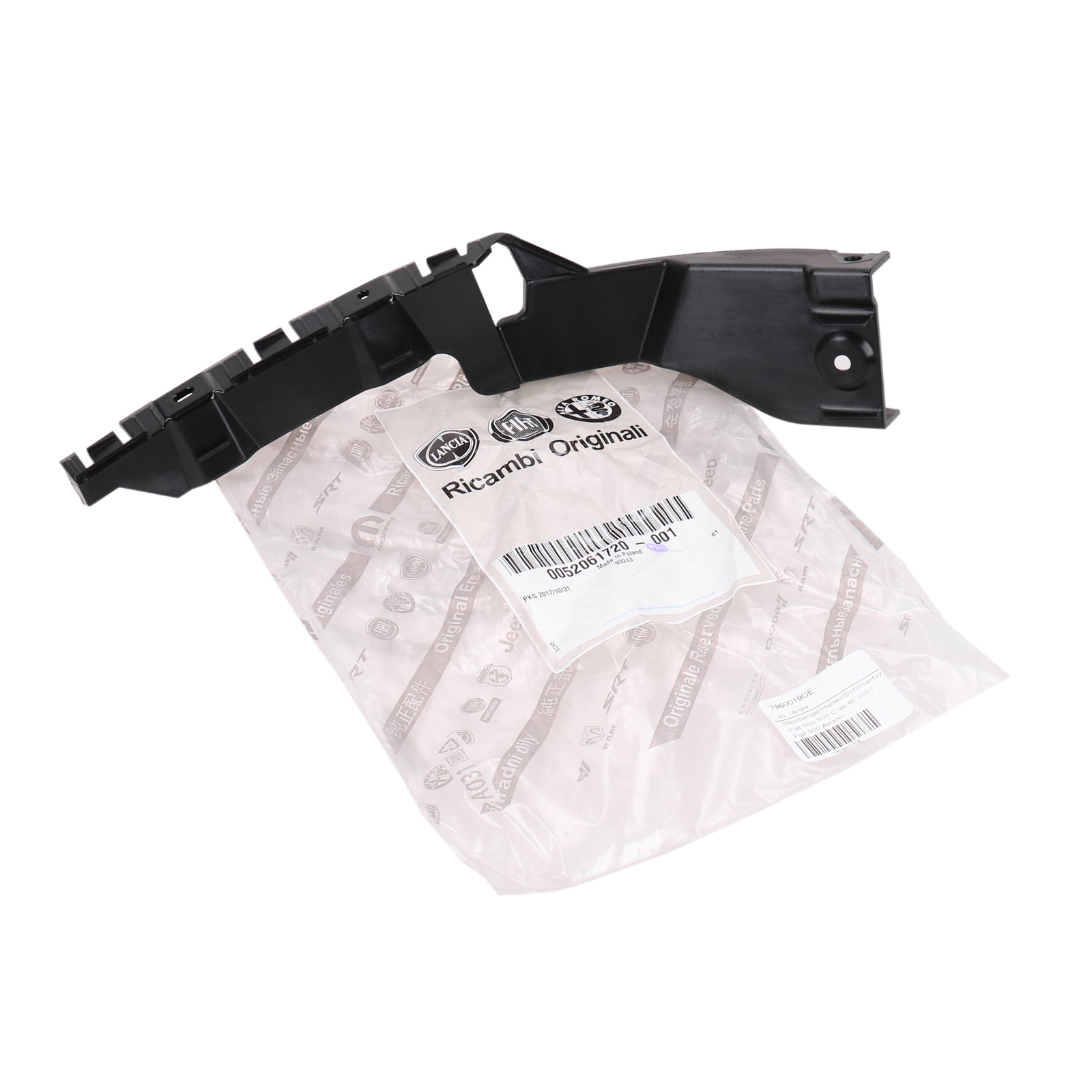 Stoßstange / Halter / Schmierfilz hinten rechts Fiat 500 500 C ab Bj. 2007 Fiat 500 Abarth